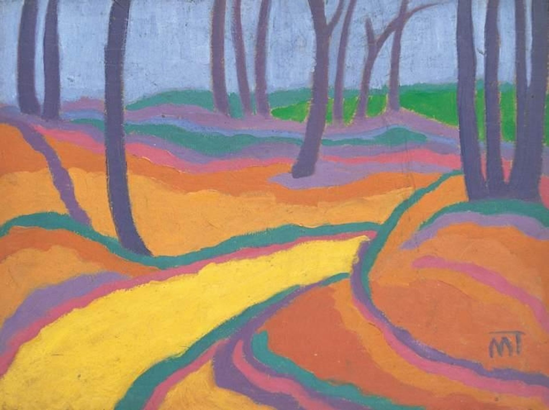 Landscape by Janos Mattis-Teutsch