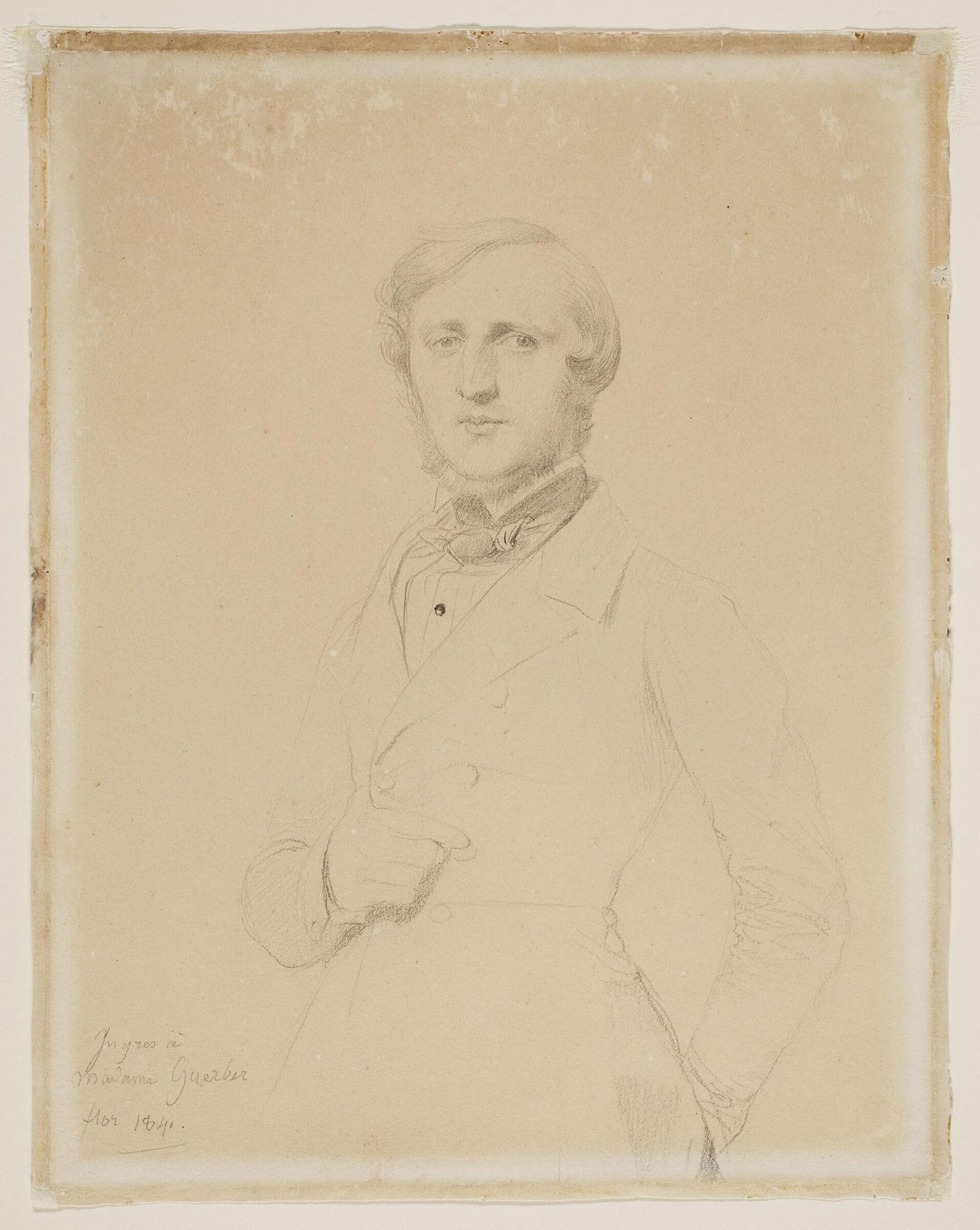 Portrait of Samuel-Auguste Guerber by Jean Auguste Dominique Ingres