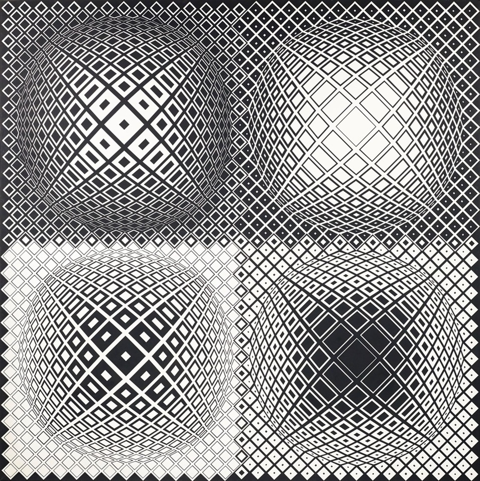 Lang by Victor Vasarely