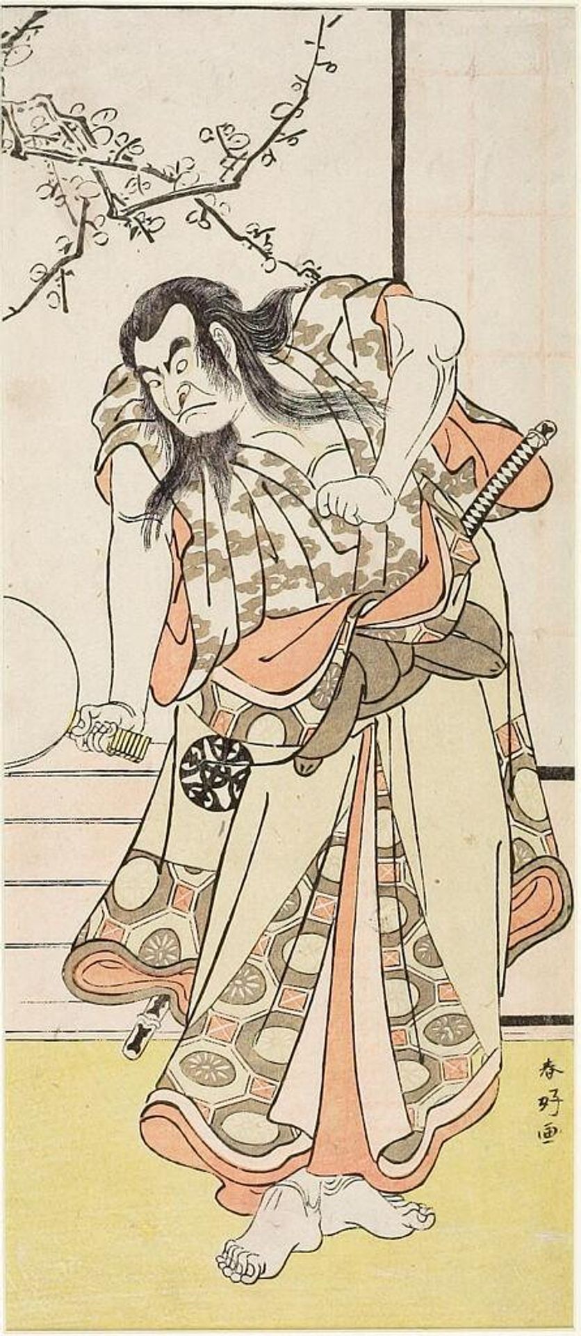 Actor Nakamura DenkÅ«rÅ 2nd AS A SAMURAI by Katsukawa ShunkÅ