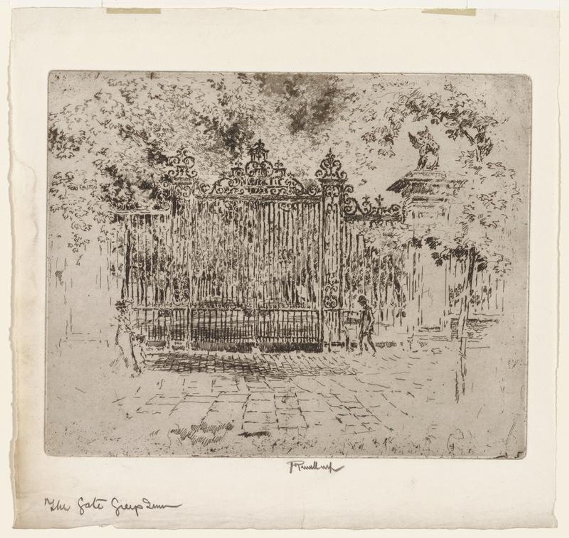 The Gate by Joseph Pennell