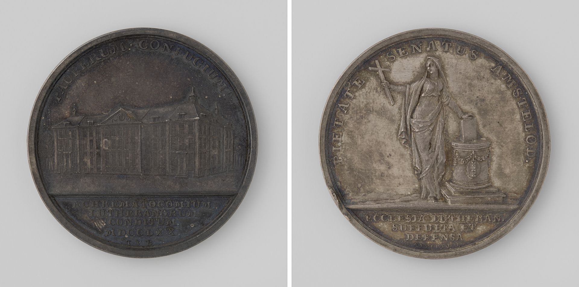 Bouw van het Luthers bestedelinghuis te Amsterdam by Theodorus Victor van Berckel