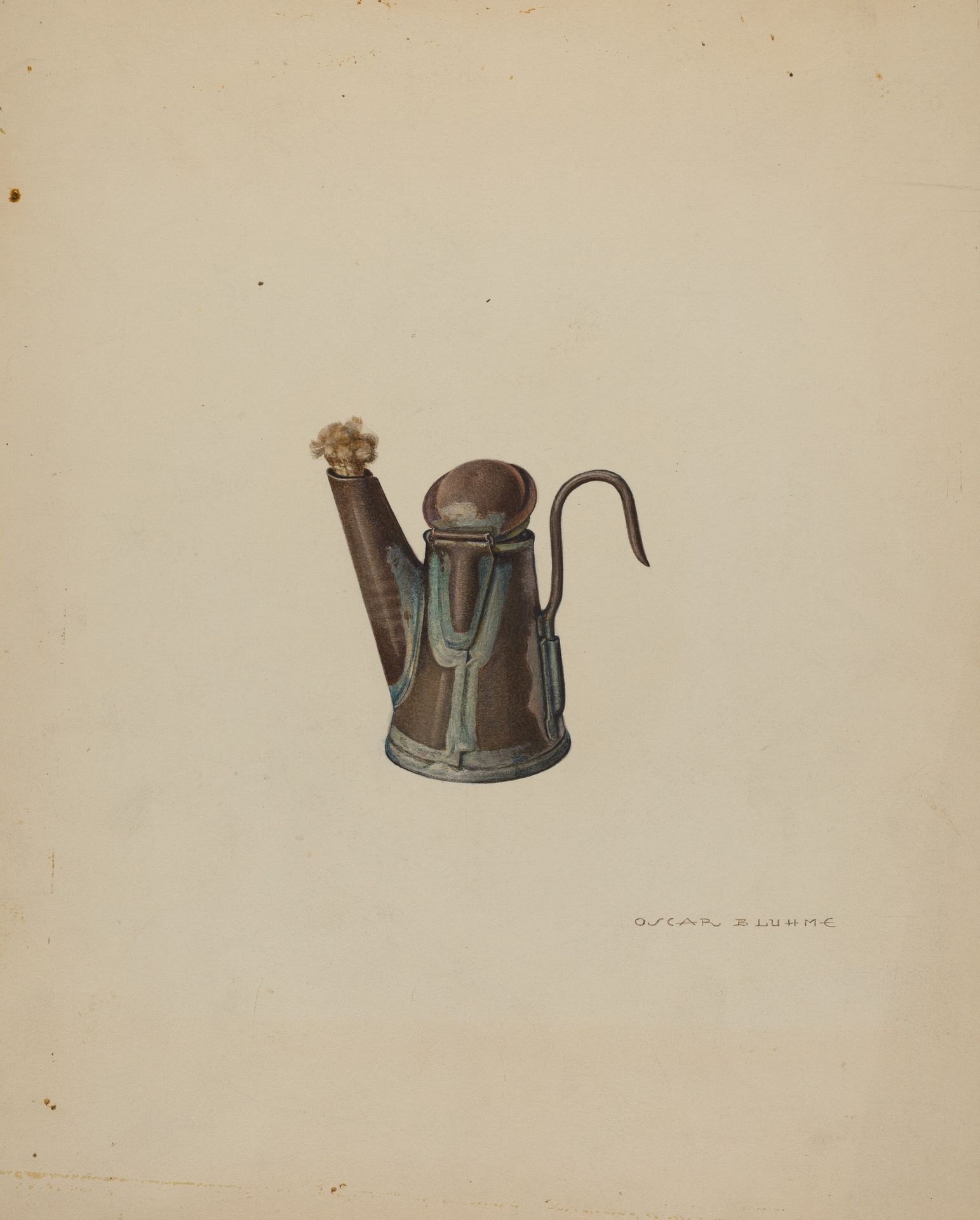 Miner's Lamp by Oscar Bluhme