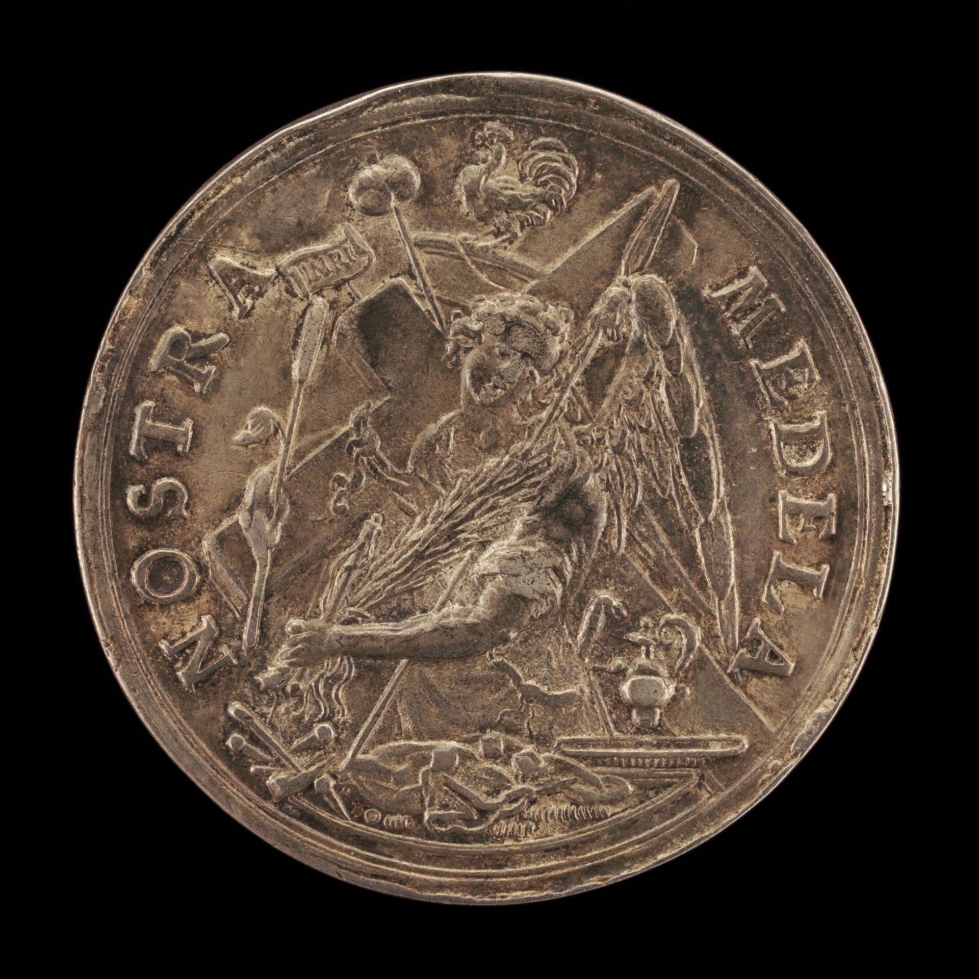 Angel with the Instruments of the Passion [reverse] by Sebastian Dadler