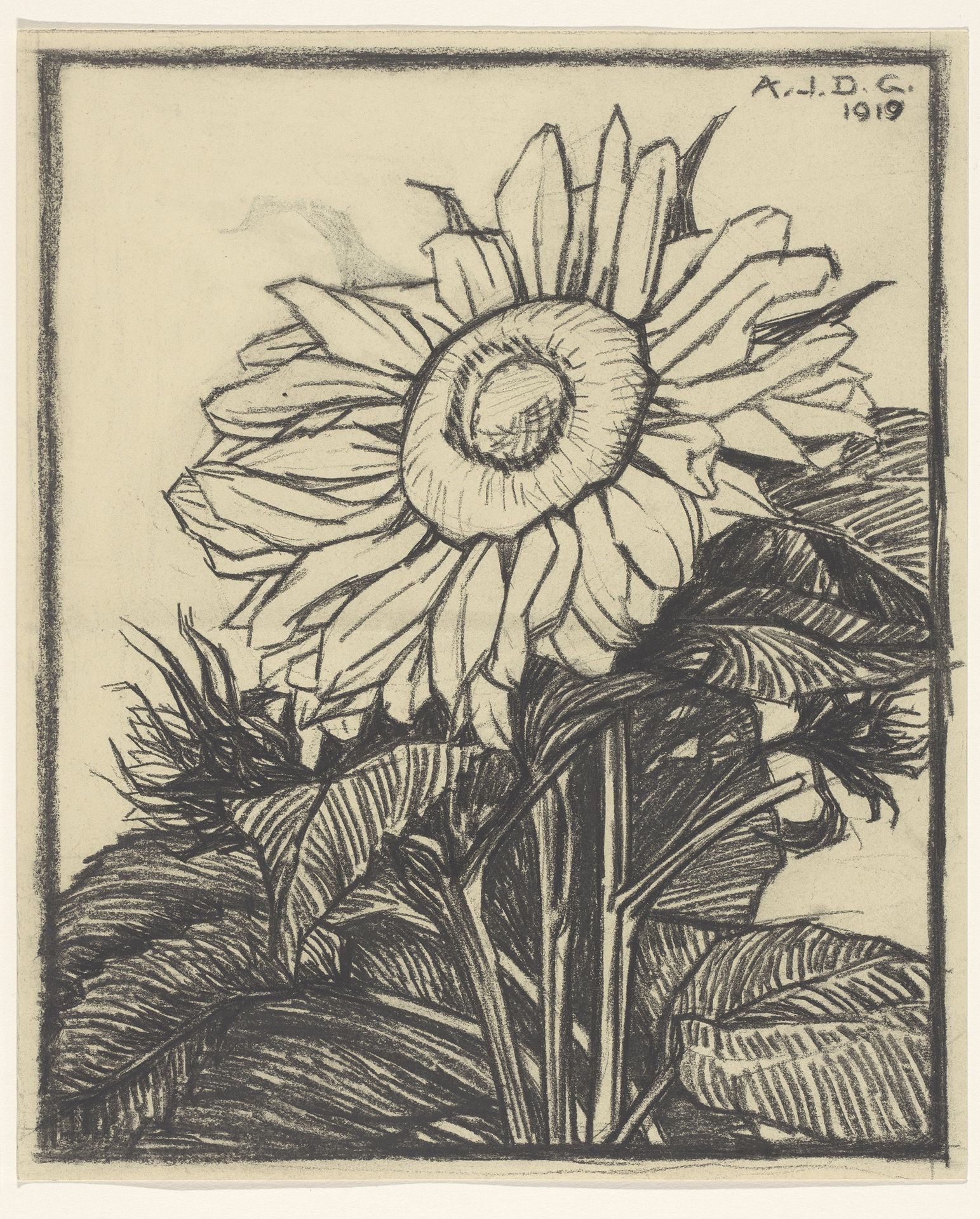 Zonnebloem by Julie de Graag