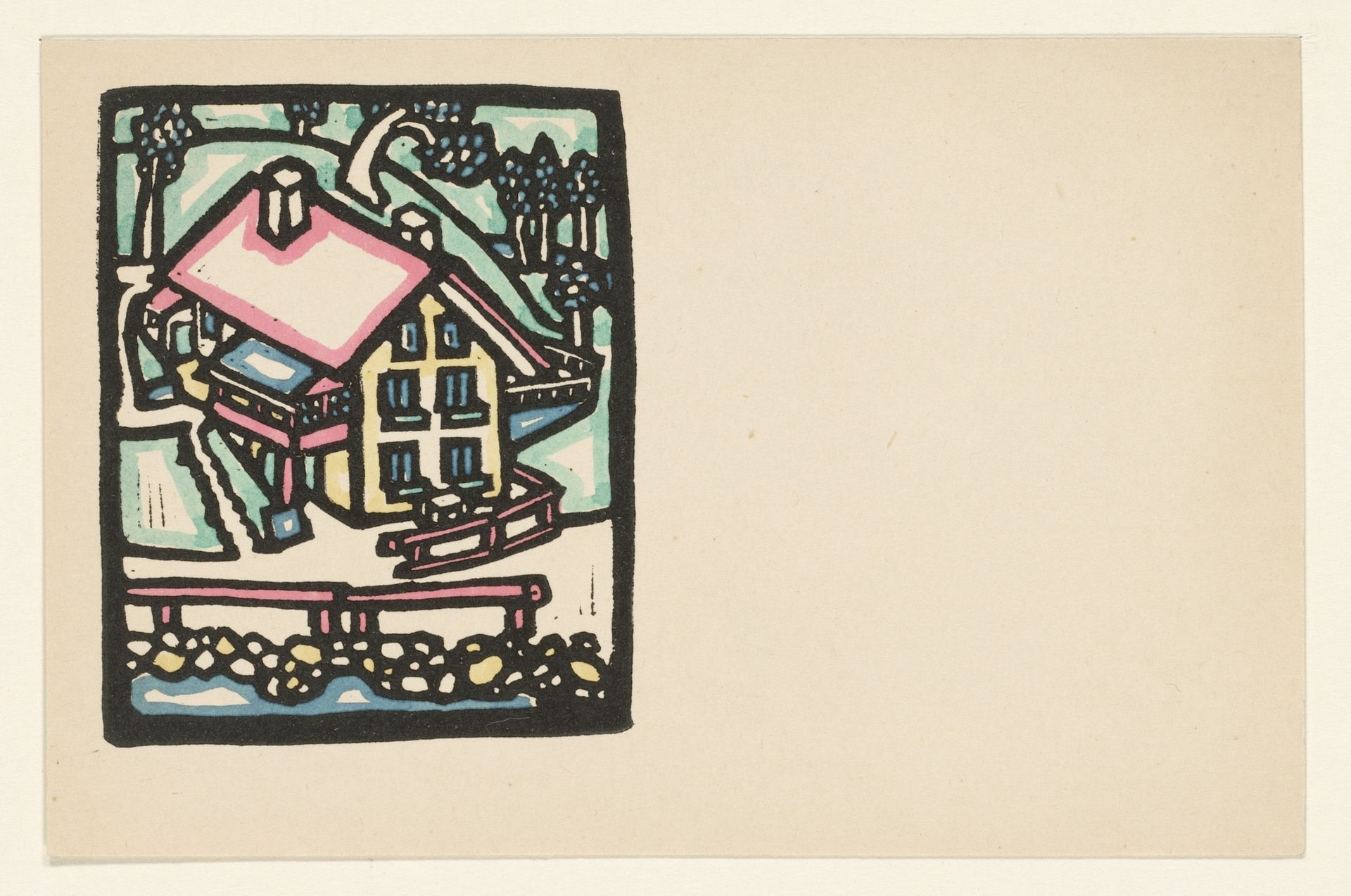 Huis op een heuvel by Reijer Stolk