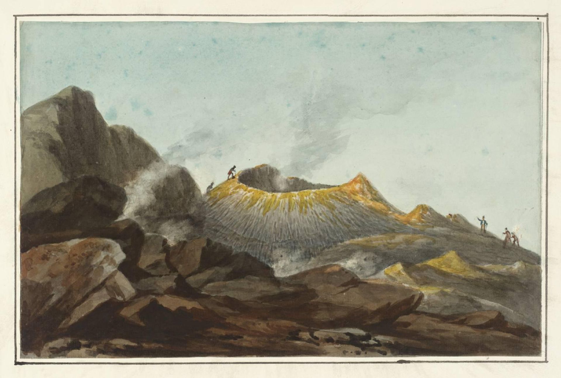[24] Crater [of Vesuvius] by  John `Warwick' Smith