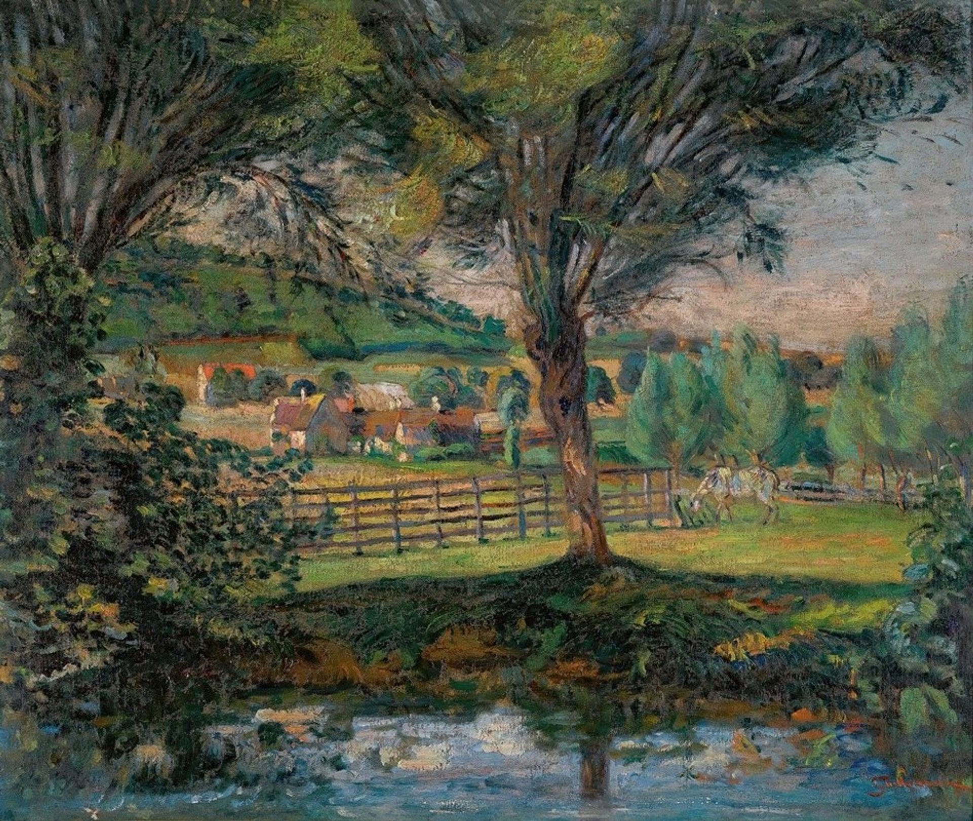 La Mare Aux Saules, Île-De-France by Armand Guillaumin
