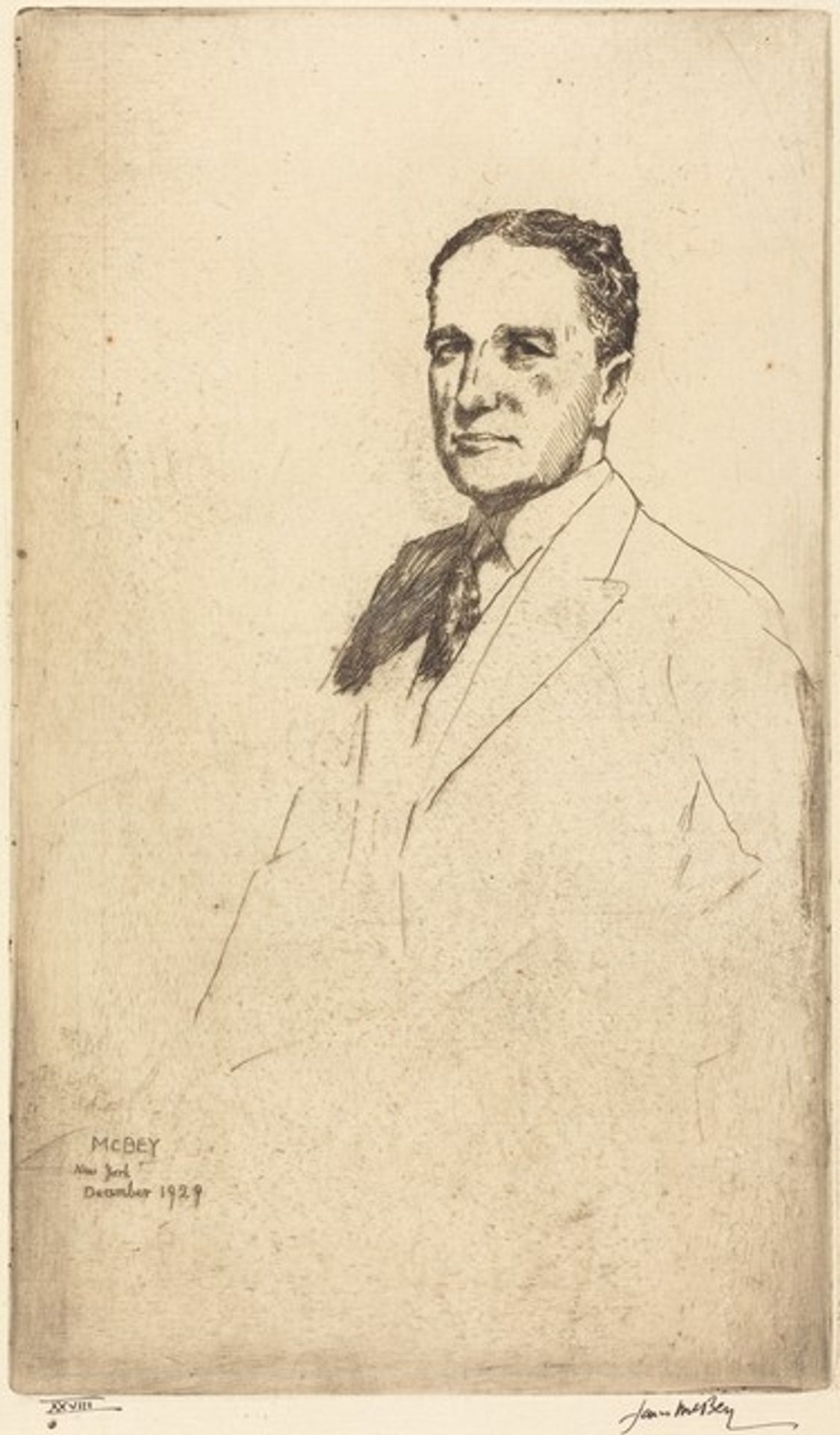 George W. Davison by James McBey