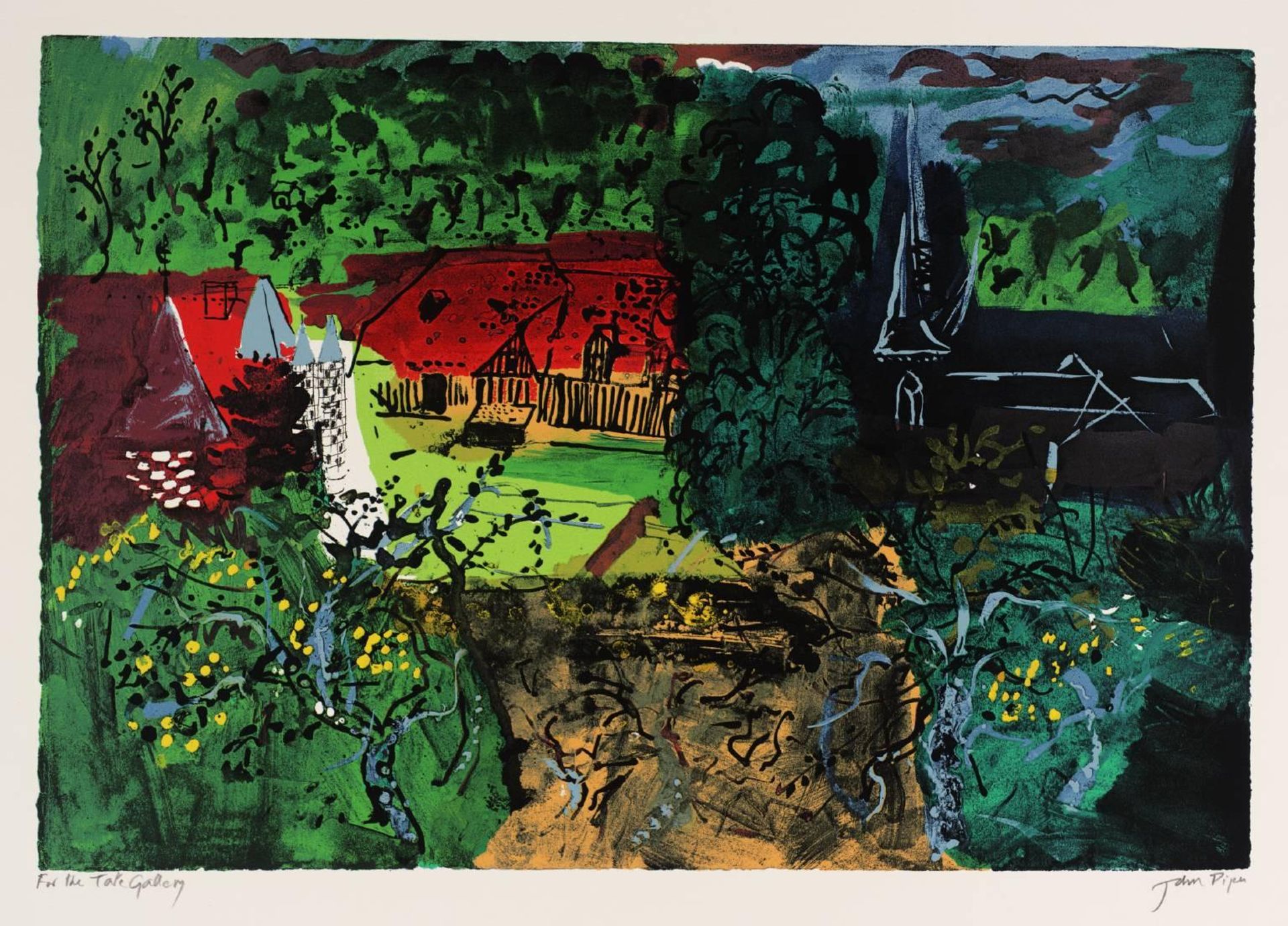 St Germain de l’Ivret by John Piper