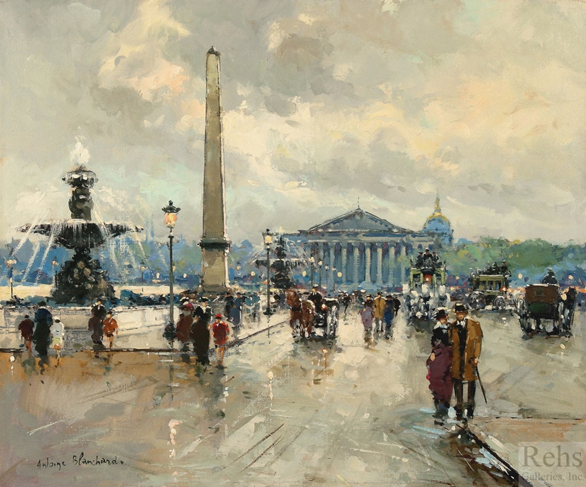 Place de la Concorde by Antoine Blanchard