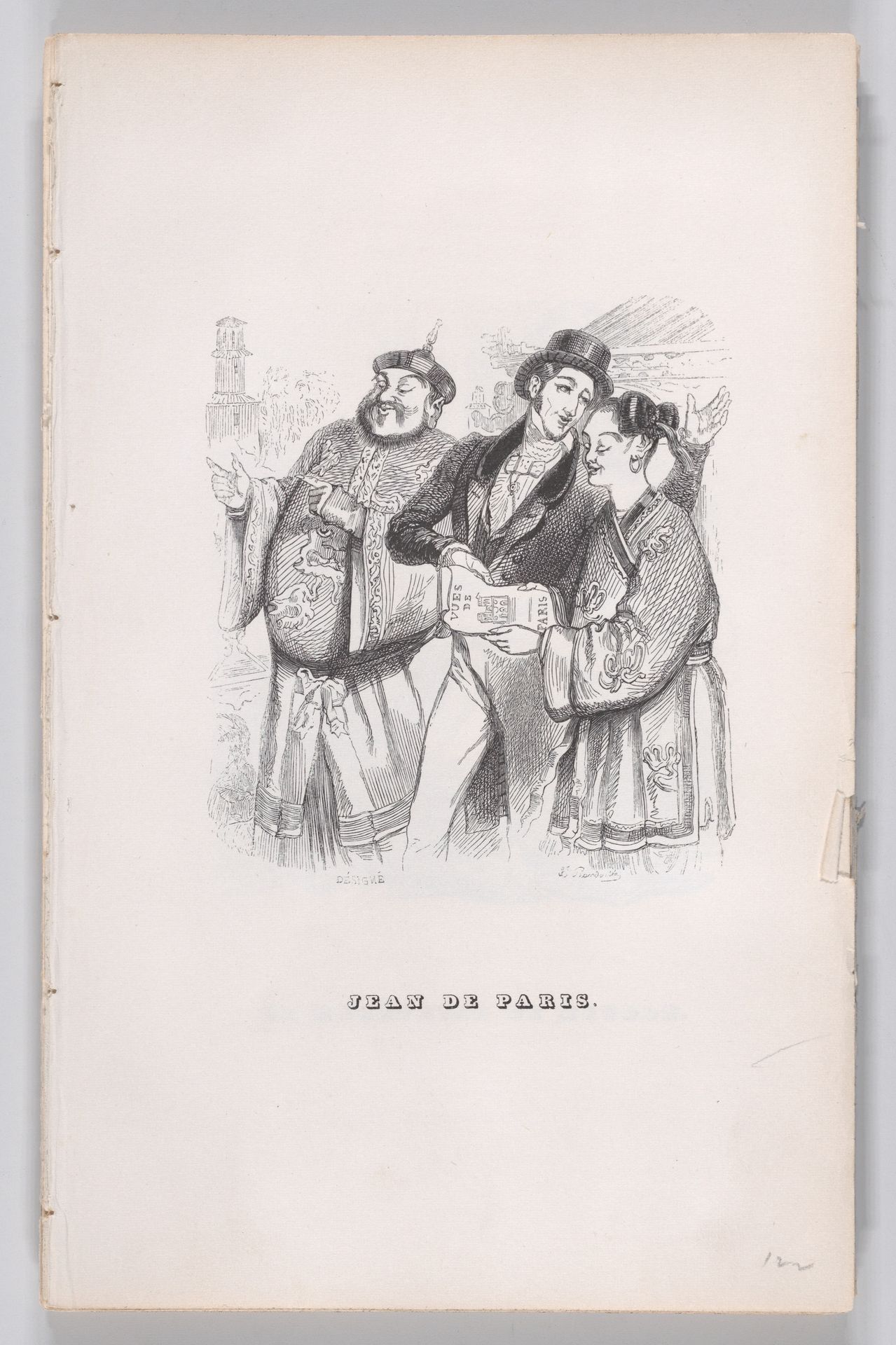 "Jean of Paris" from The Complete Works of Béranger by J. J. Grandville