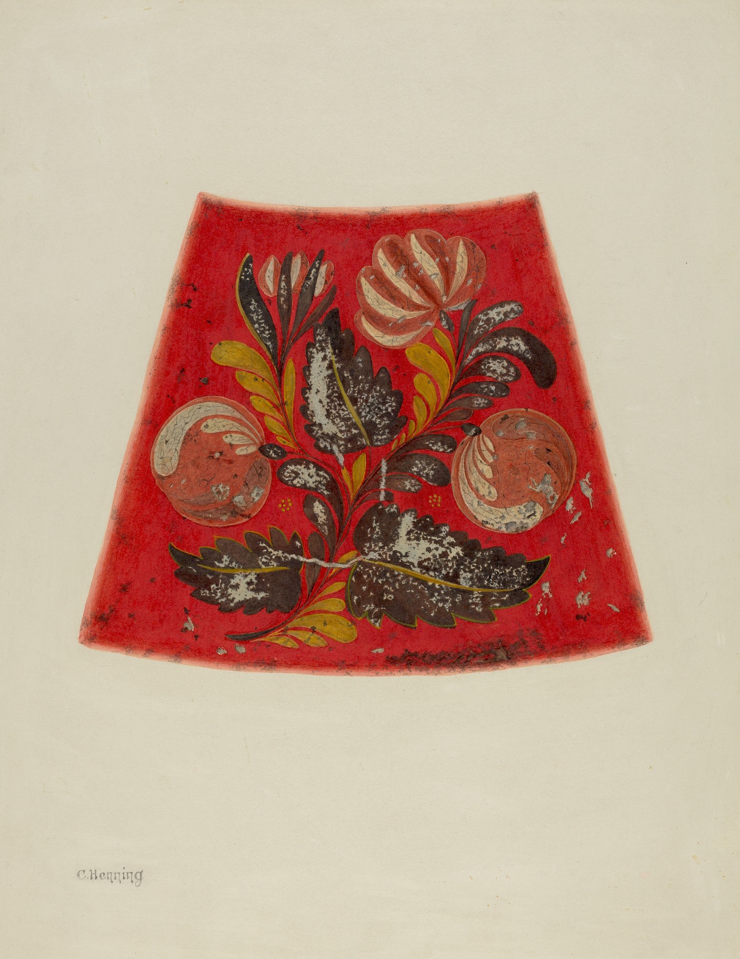 Toleware Coffee Pot by Charles Henning