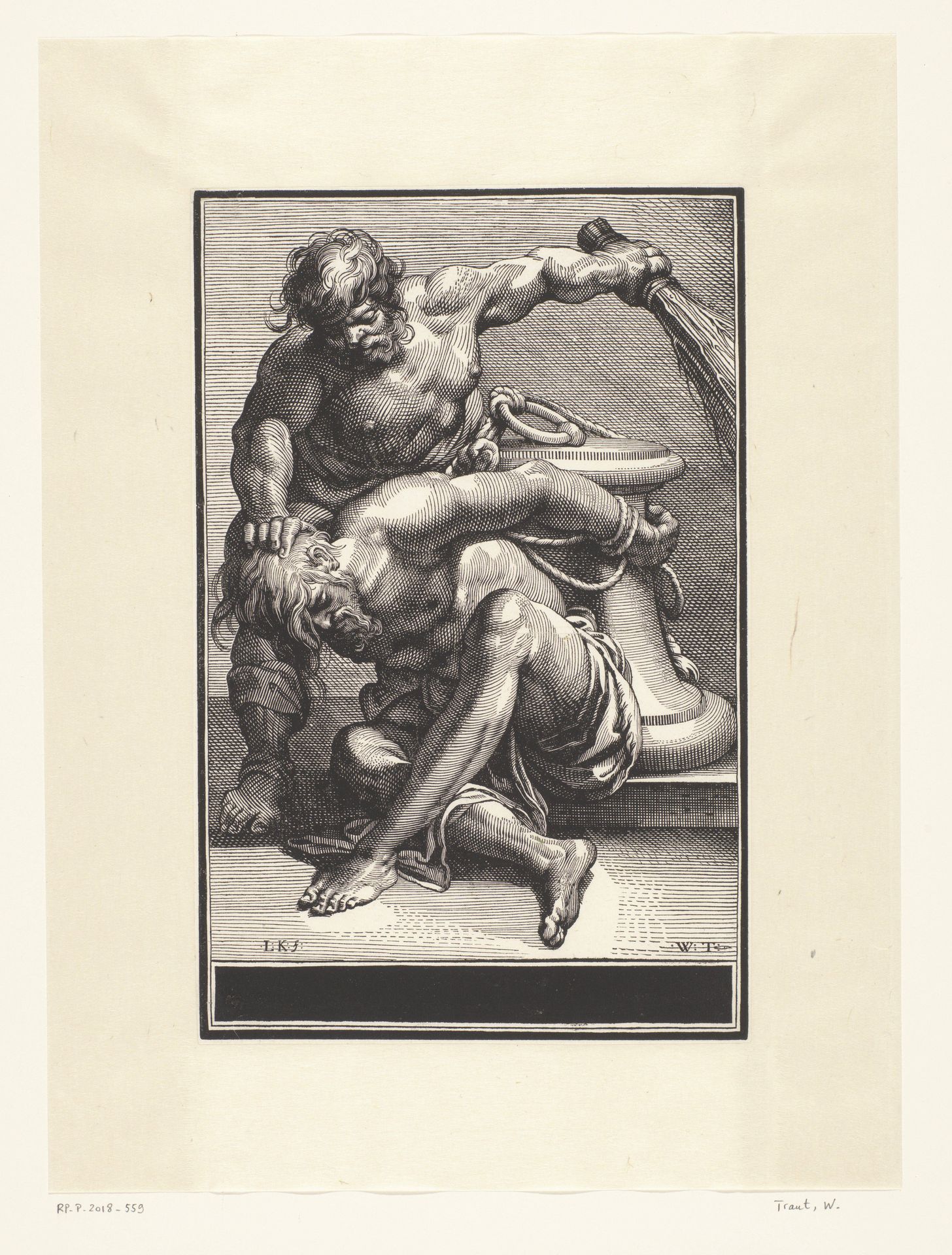 De geseling van Christus by Lucas Kilian
