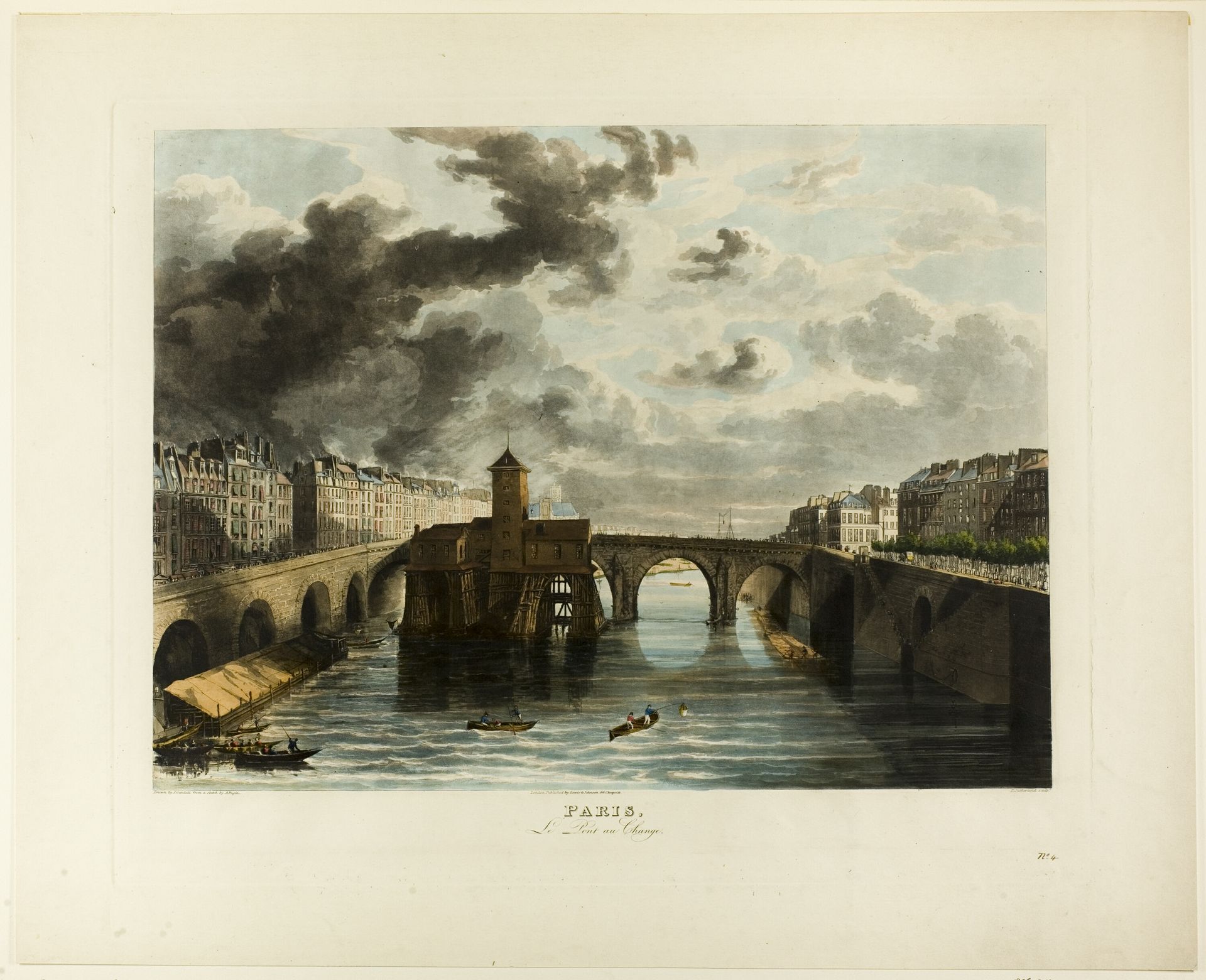 Paris, Le Pont-au-Change by John Gendall