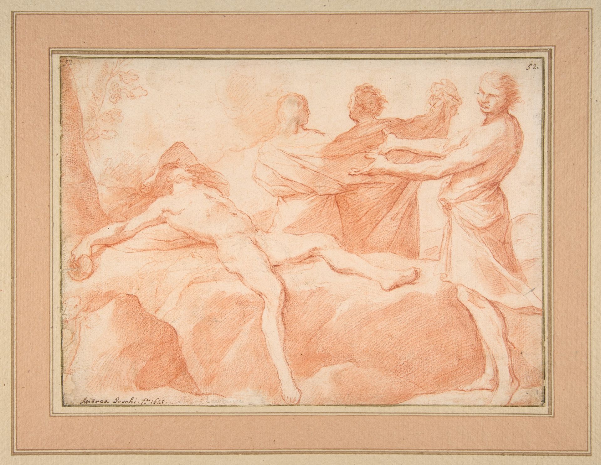 The Drunkenness of Noah by Andrea Sacchi