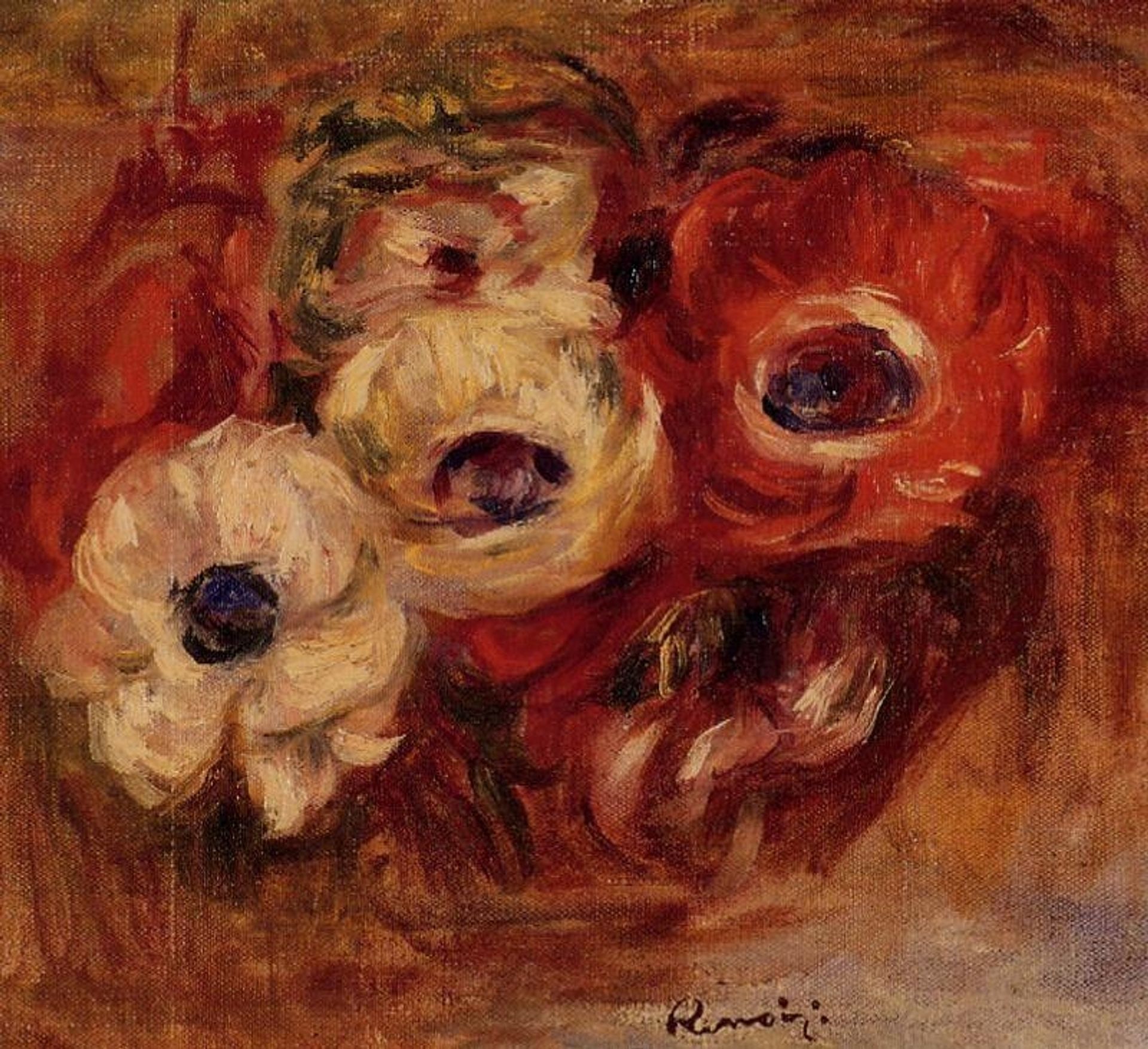 Anemones by Pierre-Auguste Renoir