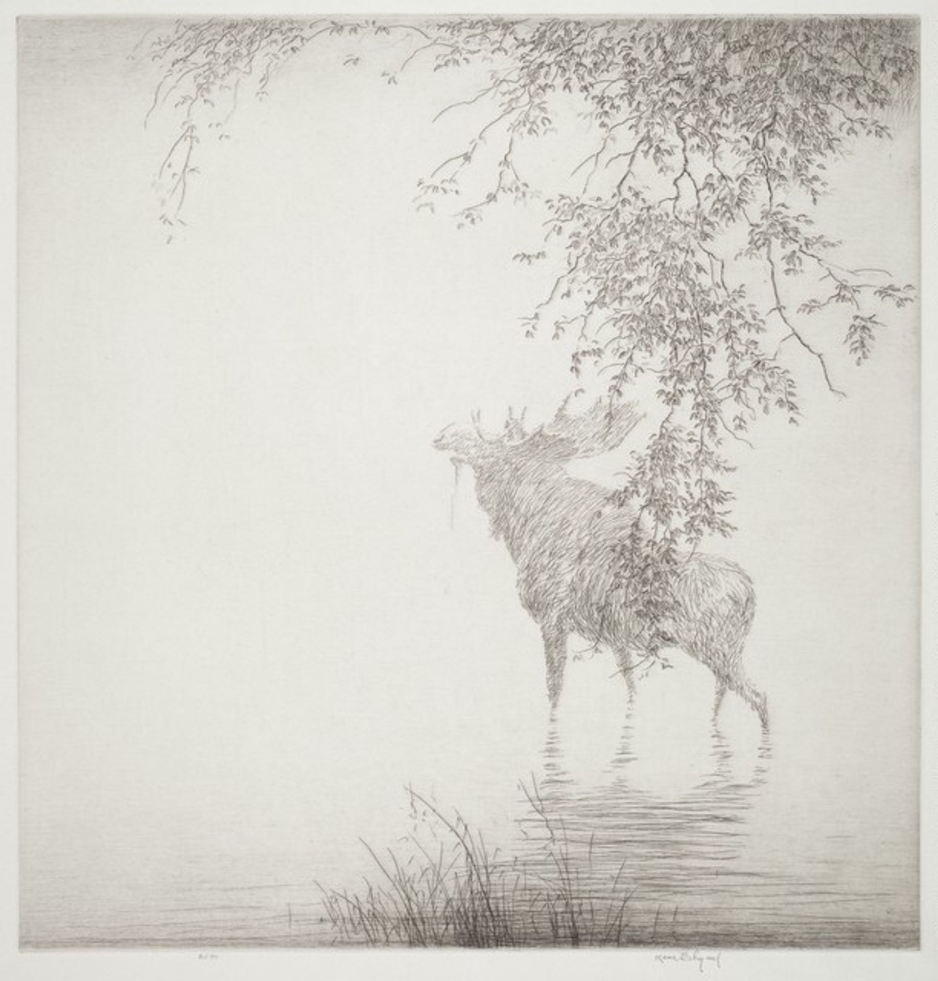 Shadows on the Agawa, No. 2 by Kerr Eby