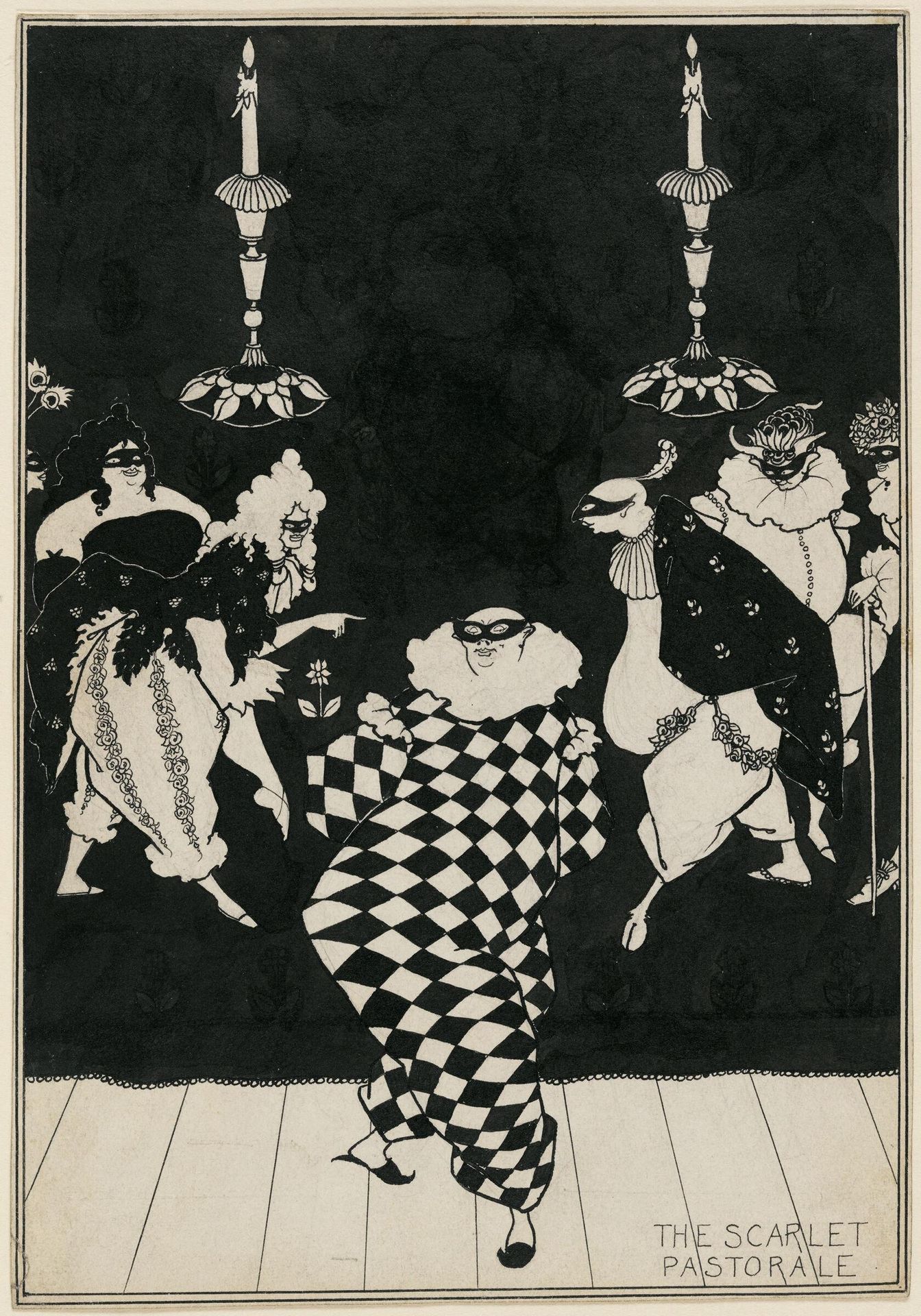 The Scarlet Pastorale by Aubrey Vincent Beardsley