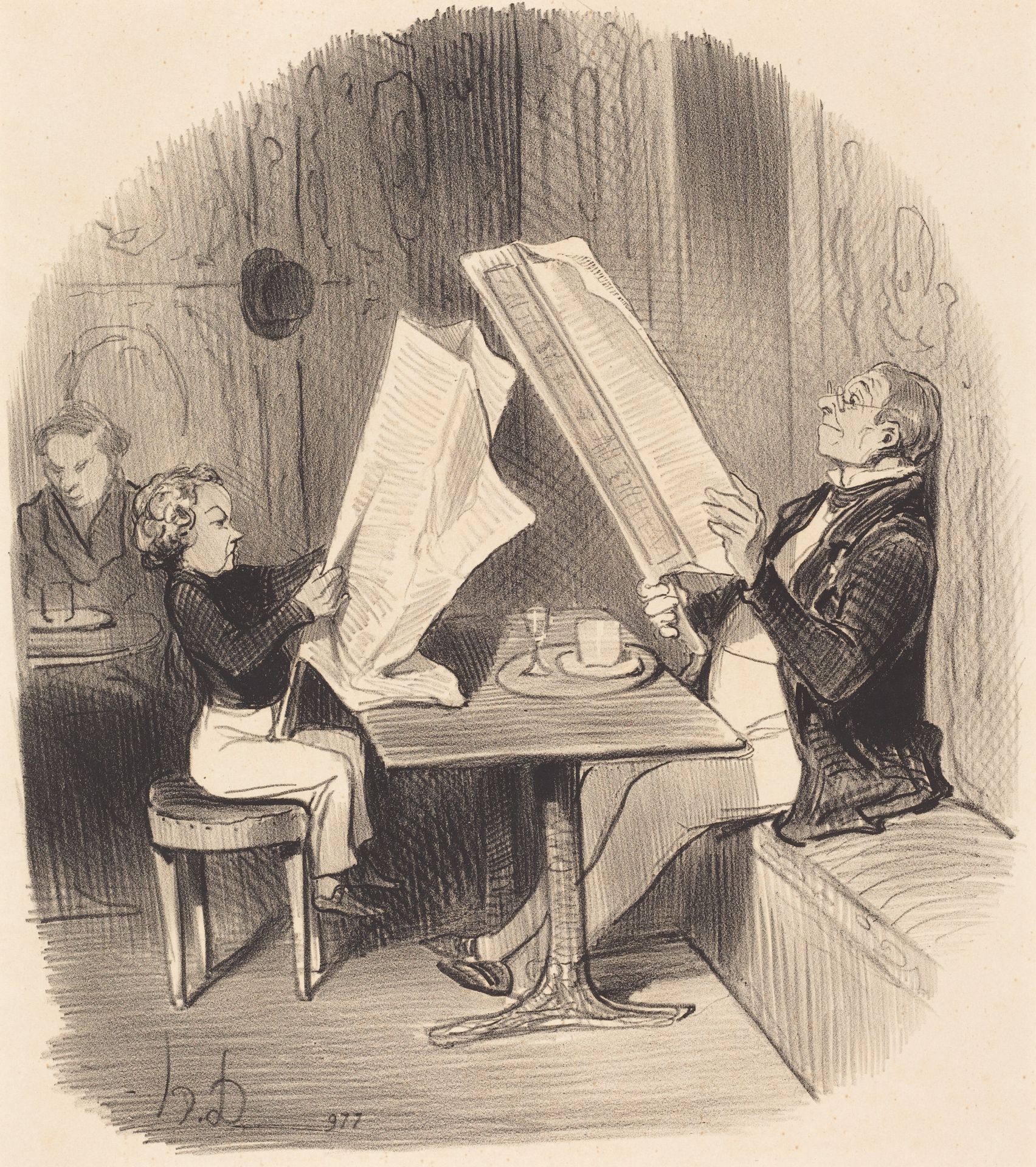 Un Enfant qui s'amuse de peu... by Honoré Daumier