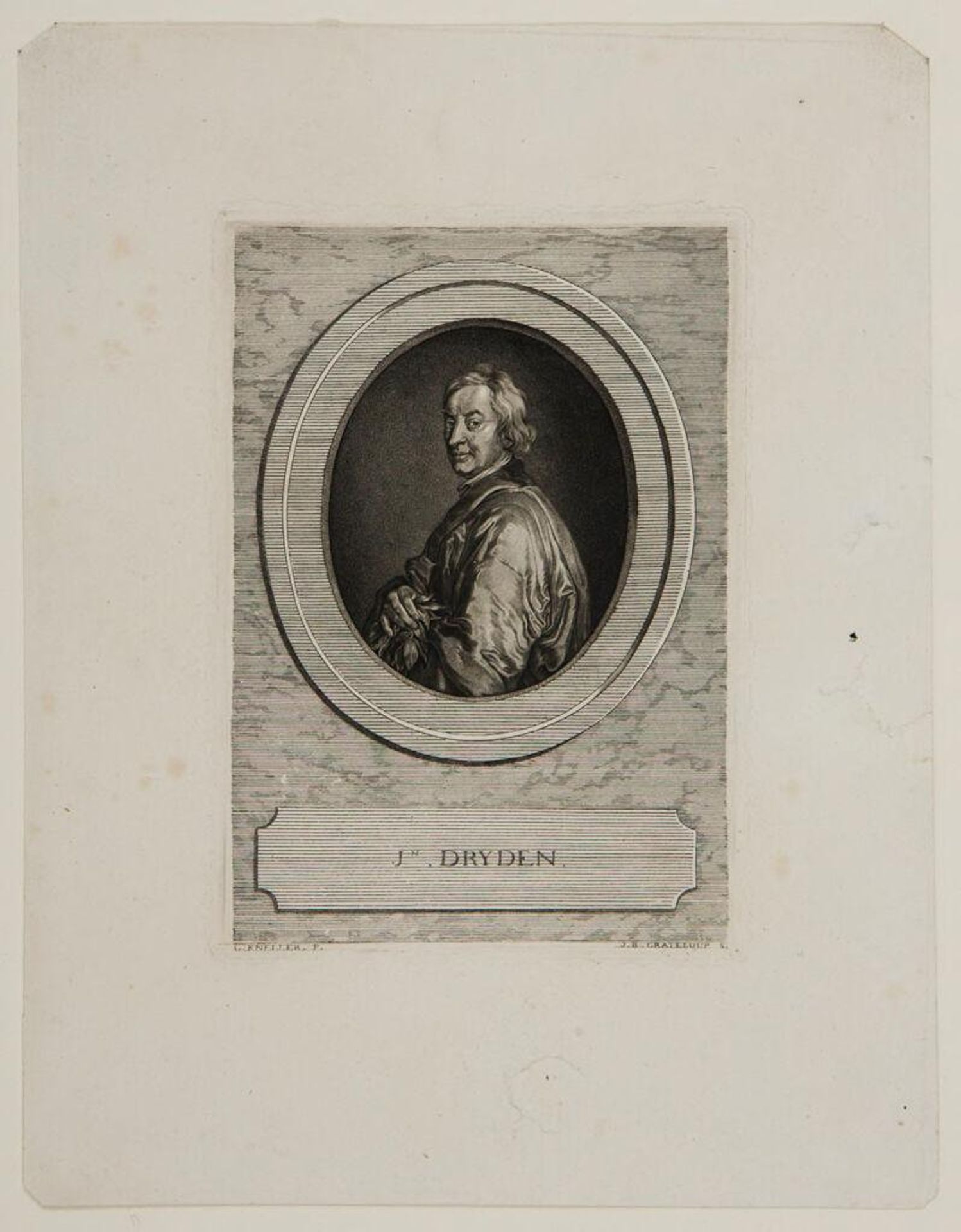 John Dryden by Jean-Baptiste de Grateloup