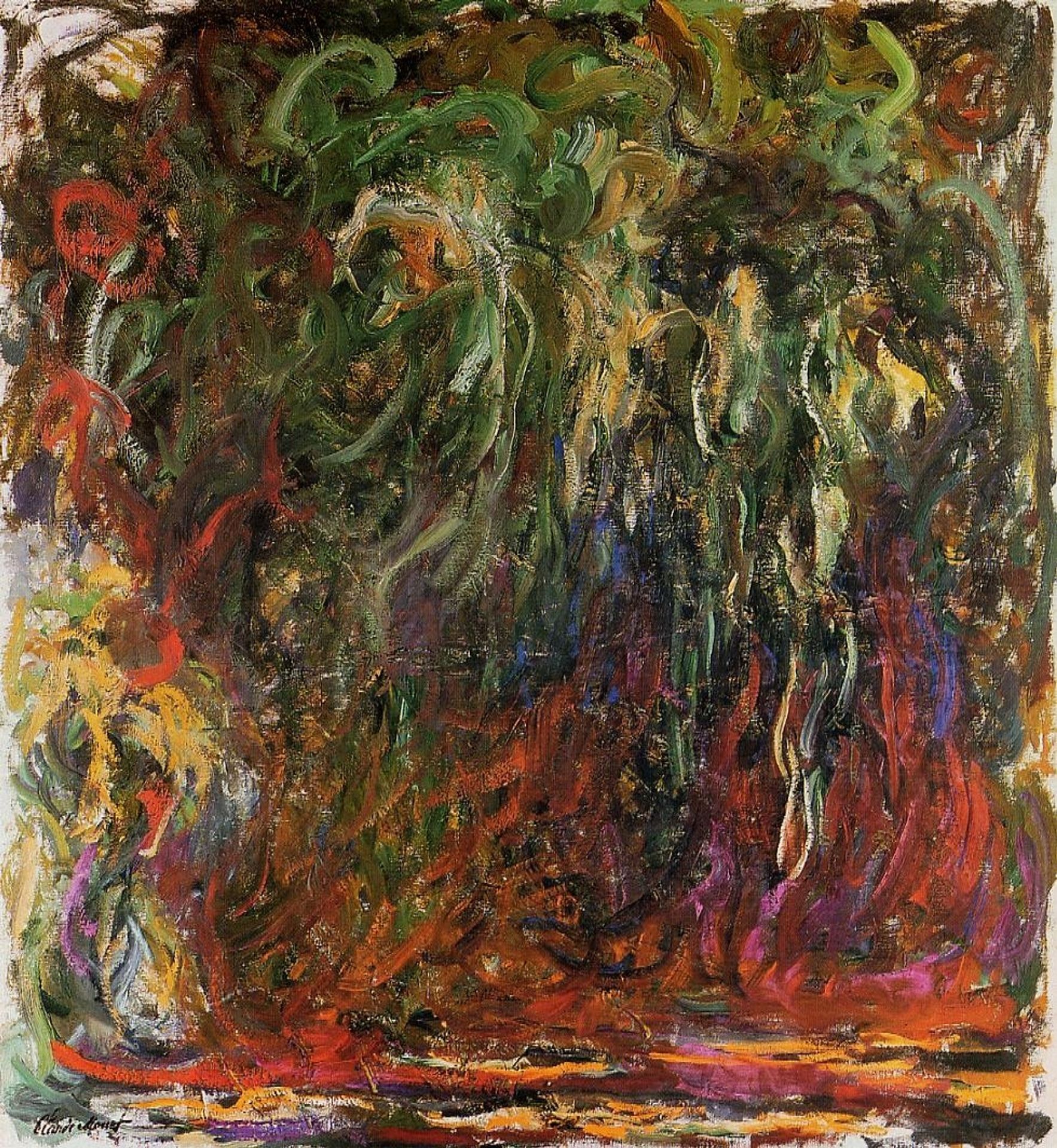 Weeping Willow, Giverny by Claude Monet