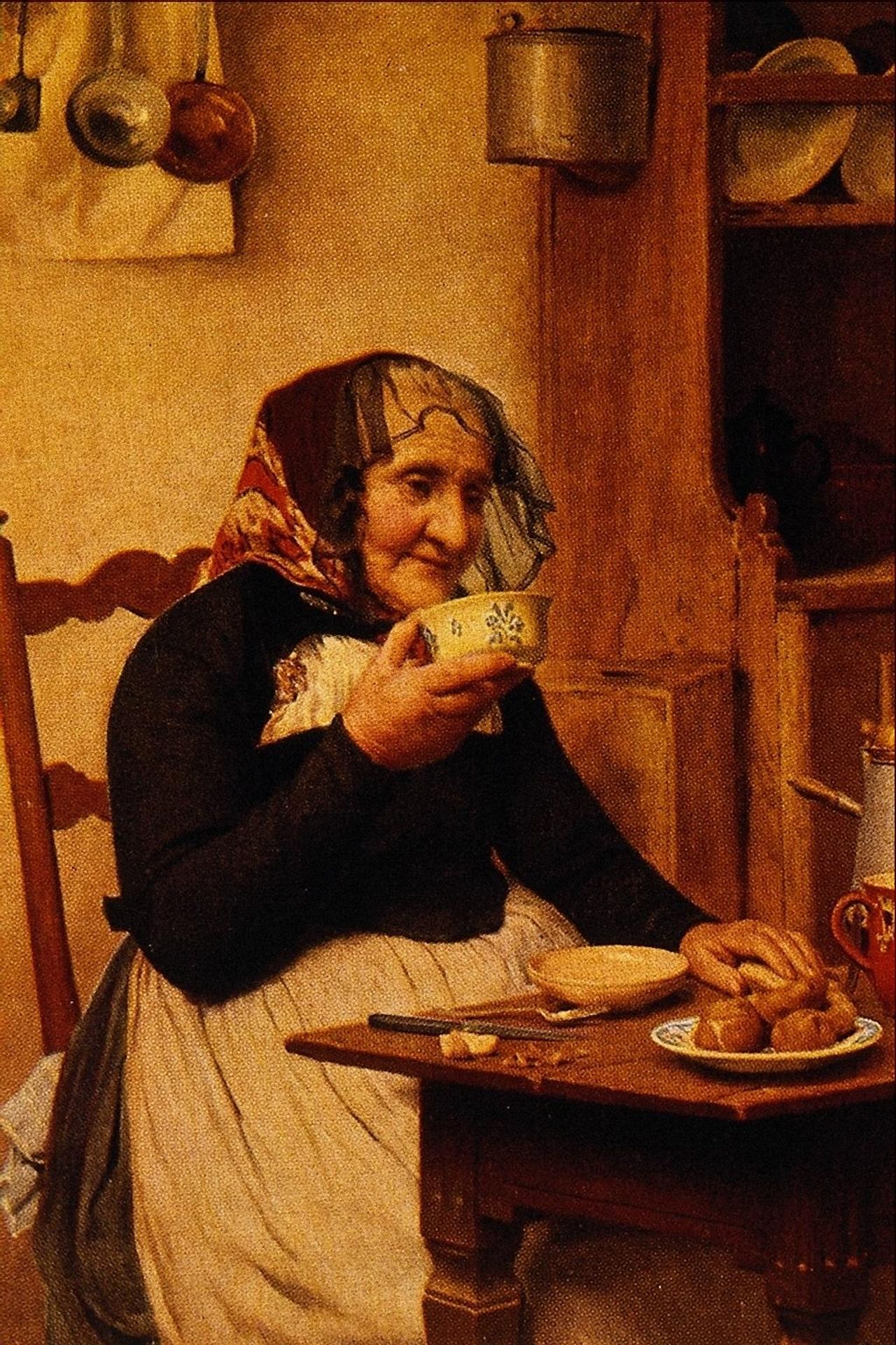 Grandmother by Albrecht Anker