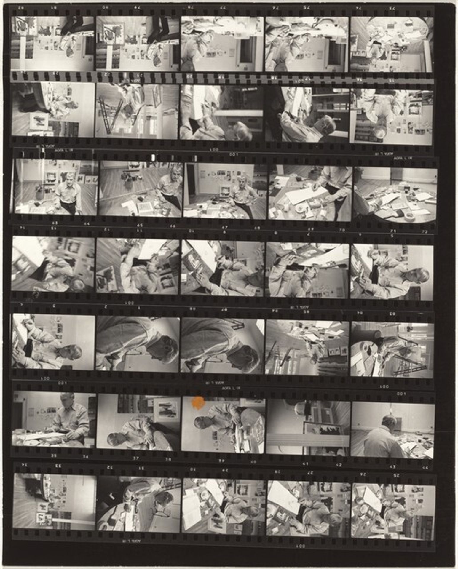 Willem de Kooning 9 by Robert Frank