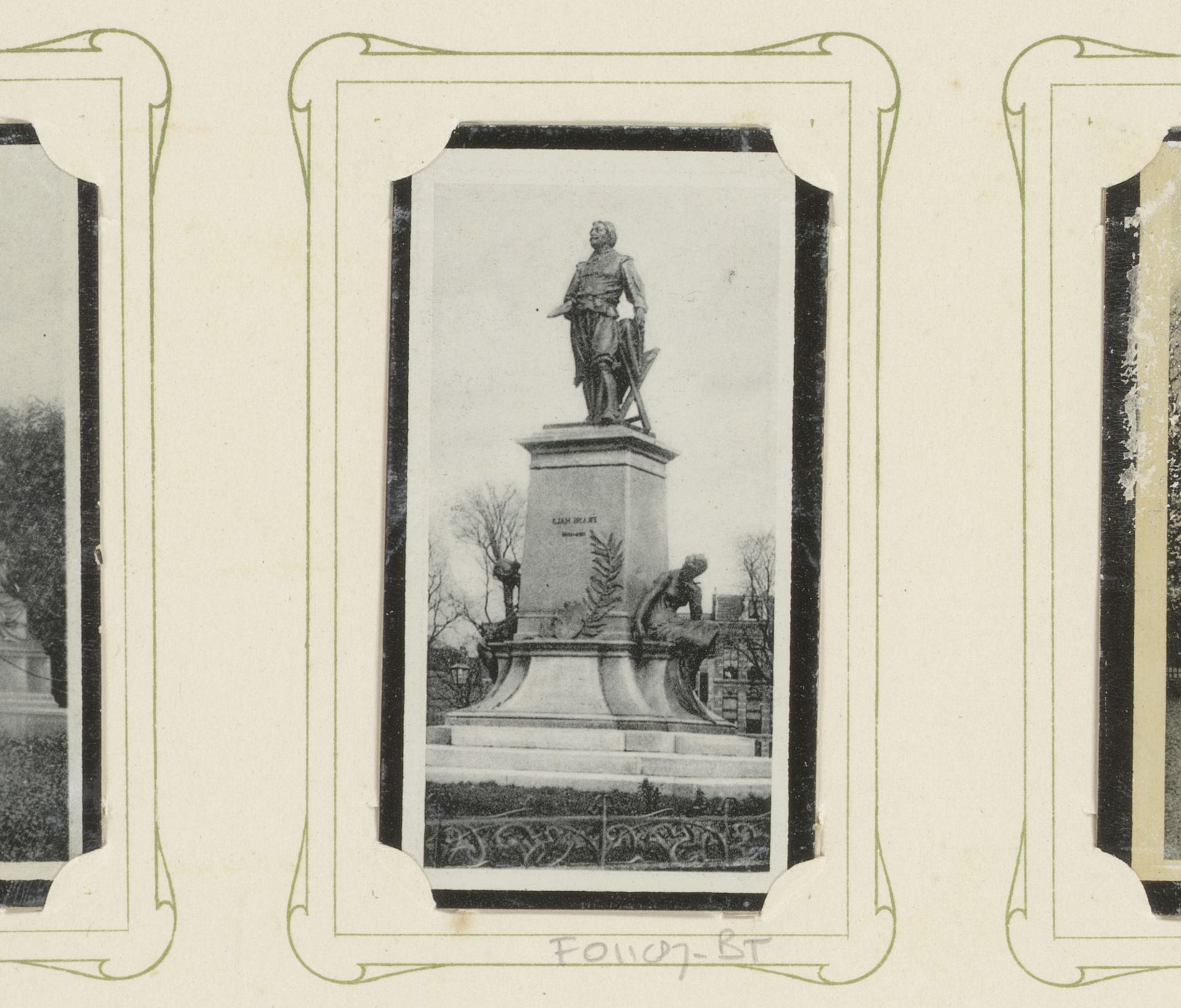 Standbeeld van Frans Hals in het Florapark in Haarlem by Anonymous
