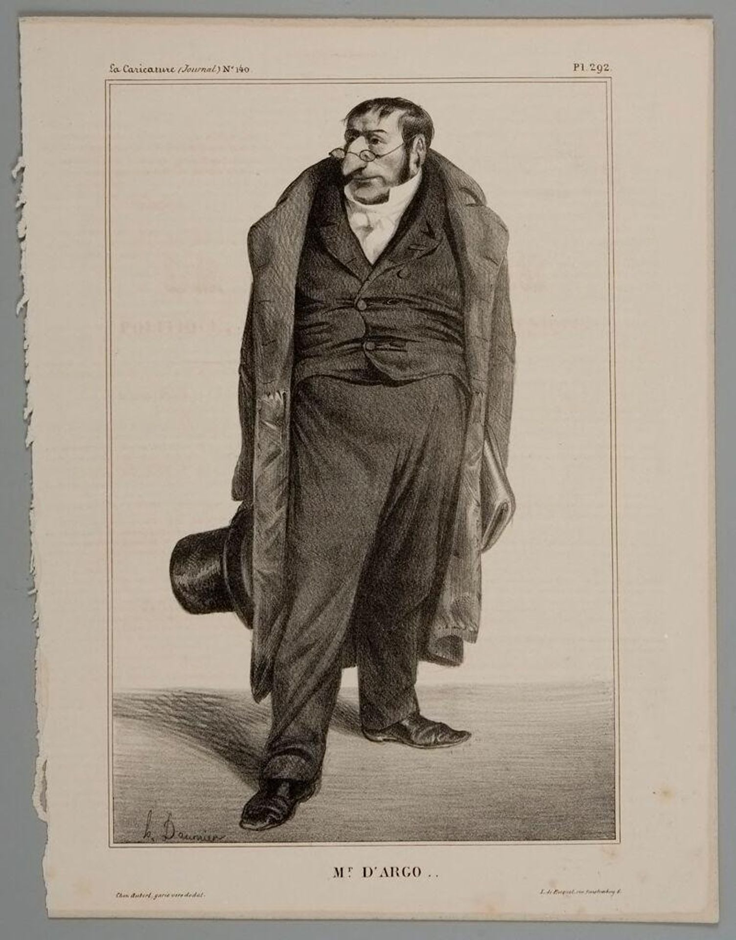 Mr. D'Argo by Honoré Daumier