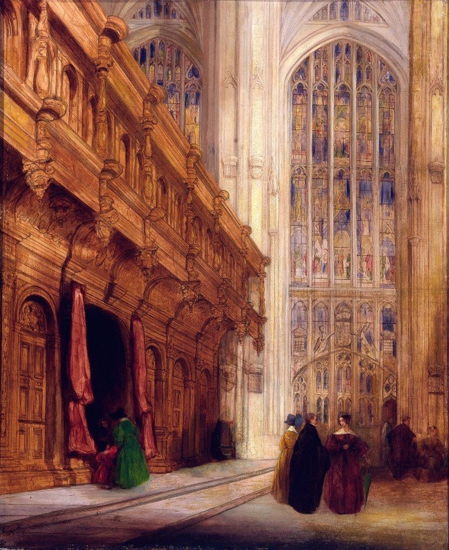 King’s College Chapel–Cambridge by David Roberts