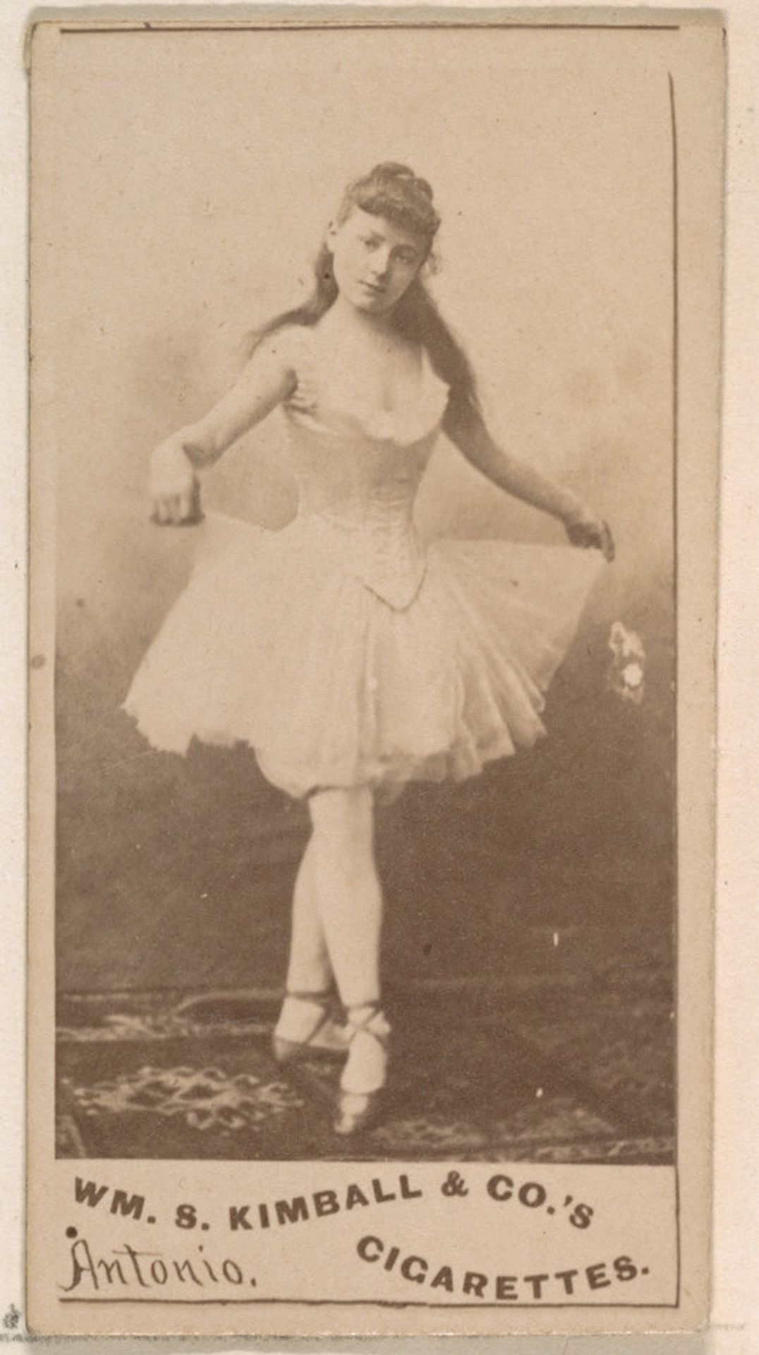 Miss Antonio, from the Actresses series (N203) issued by Wm. S. Kimball & Co. by William S. Kimball & Company