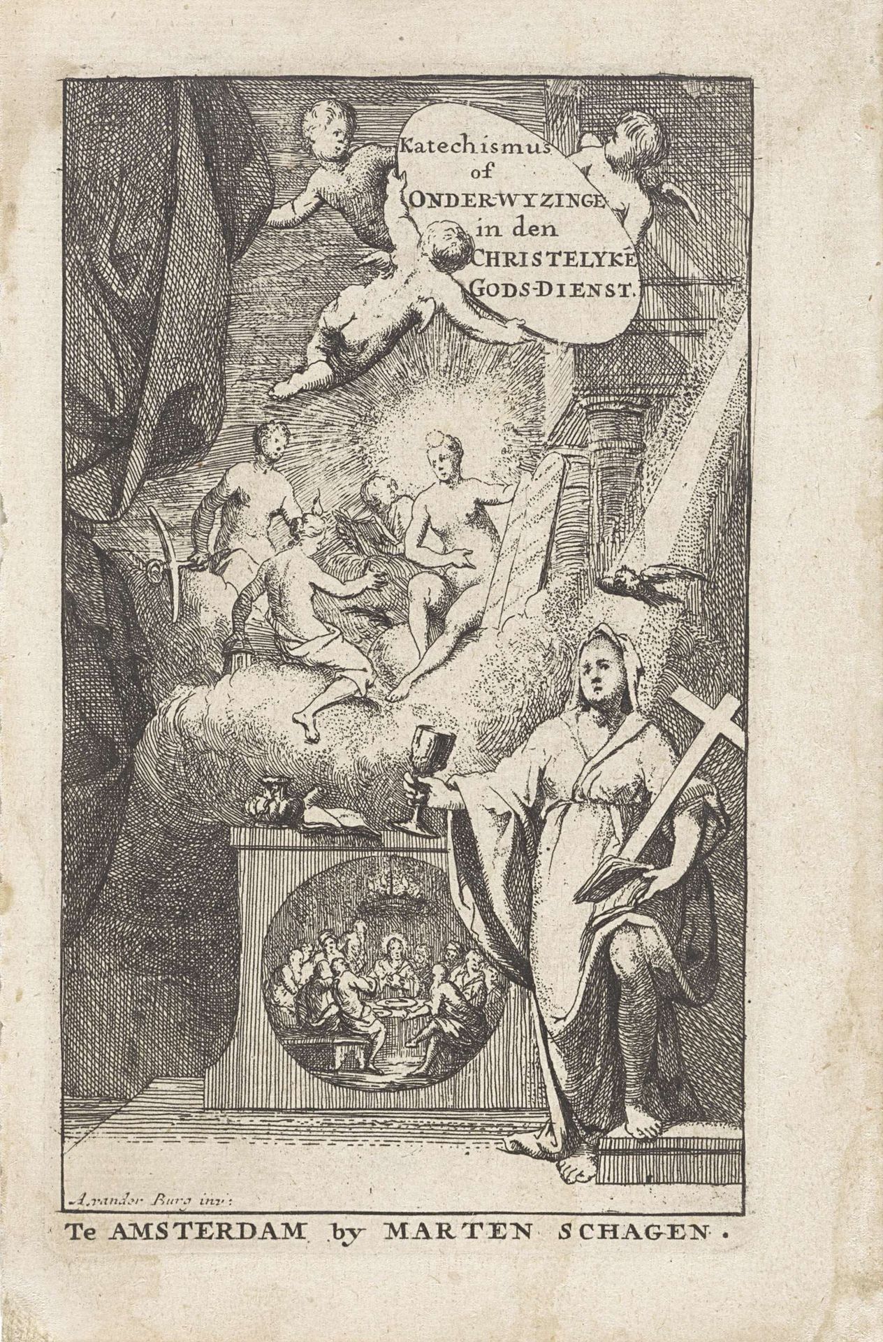 Allegorie op het christelijke geloof by Anonymous