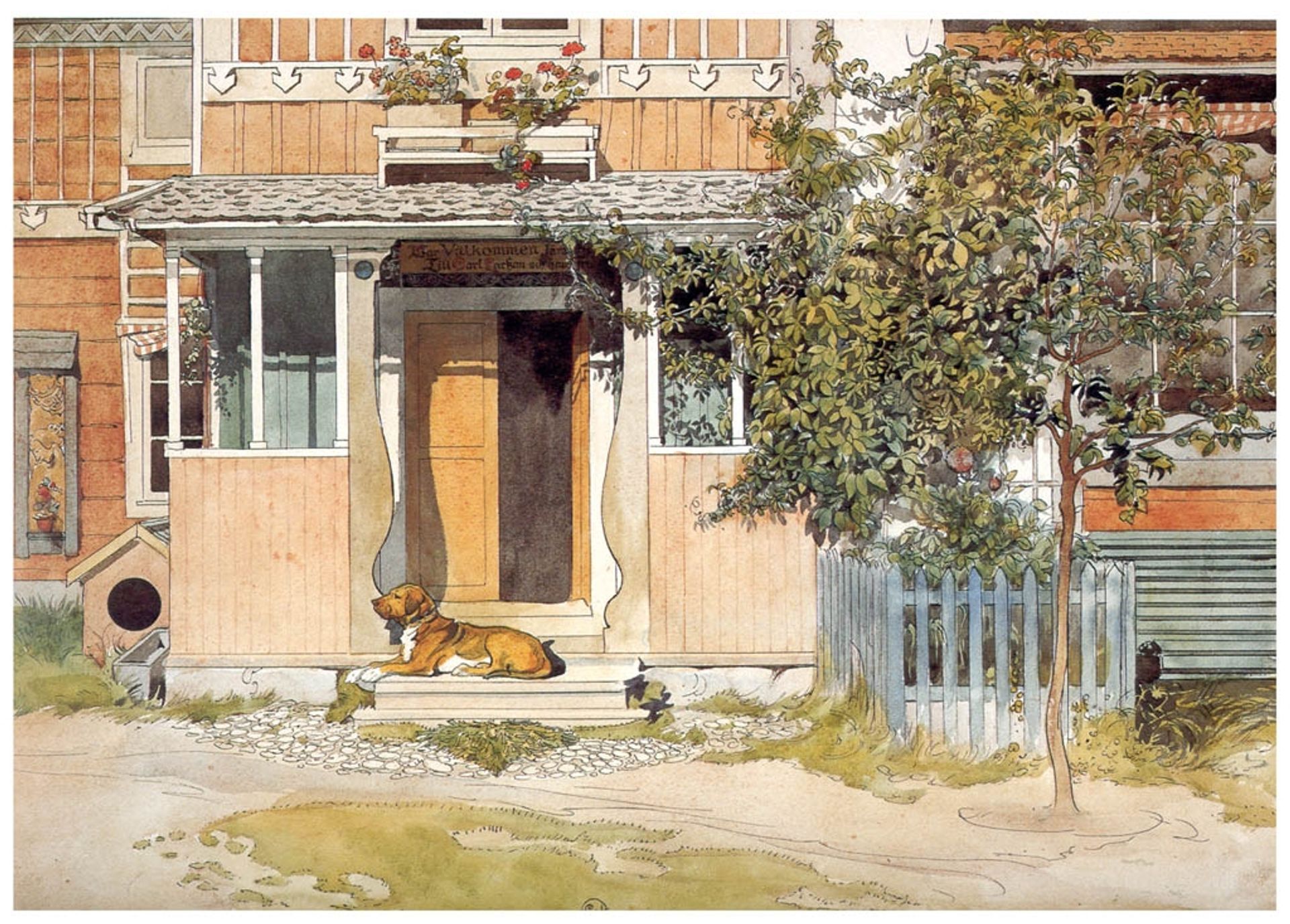 The Verandah by Carl Larsson
