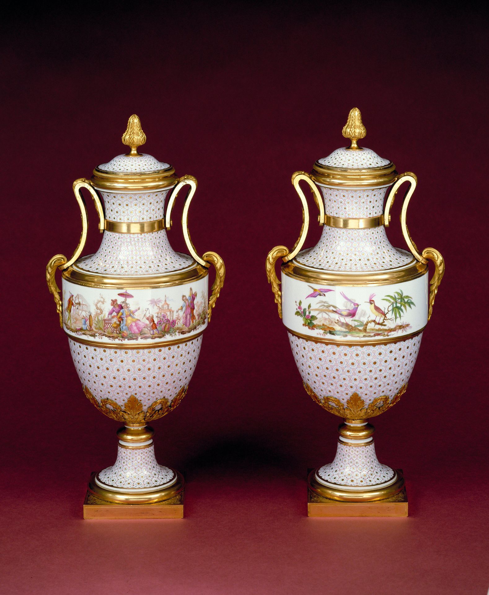 Covered vase by Sèvres Porcelain Factory