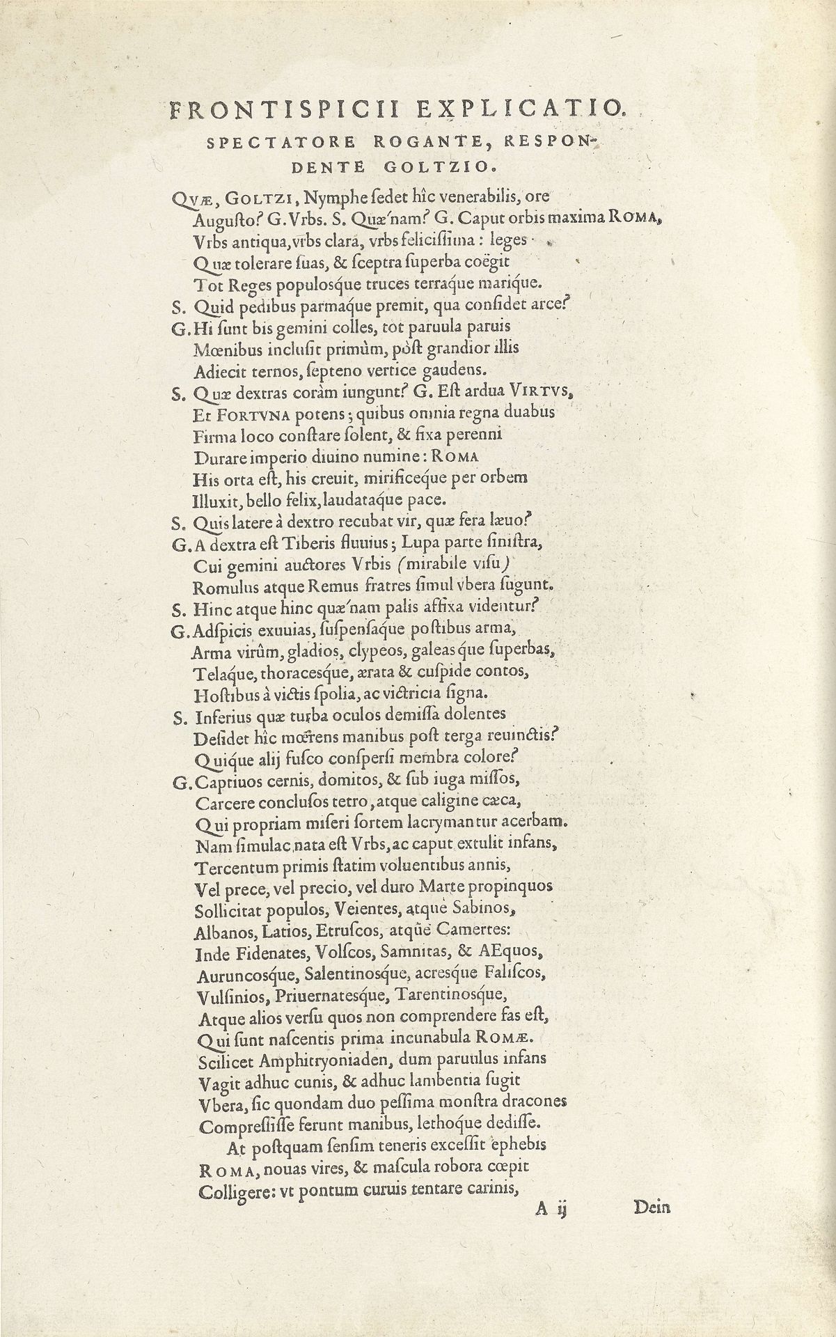 Tekstblad uit Fasti magistratuum et triumphorvum Romanorum, 1566 by Hubert Goltzius