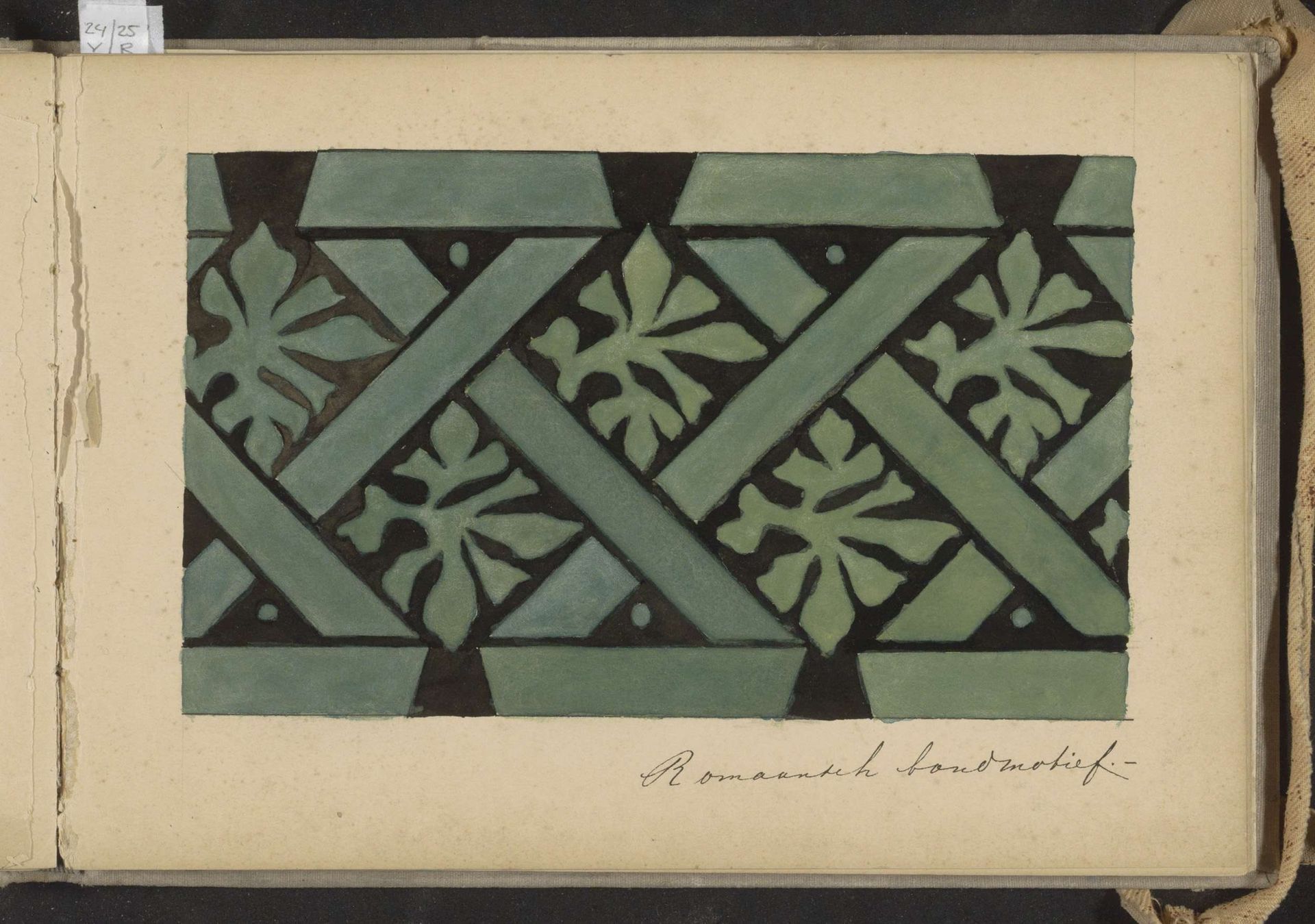 Romaans bandmotief by Johanna van de Kamer