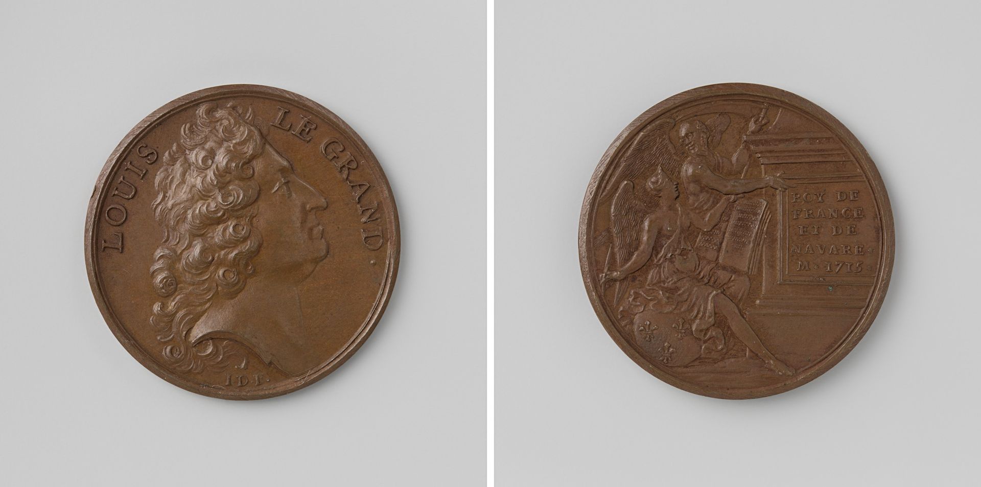 Overlijden van Lodewijk XIV, koning van Frankrijk by Jean Dassier