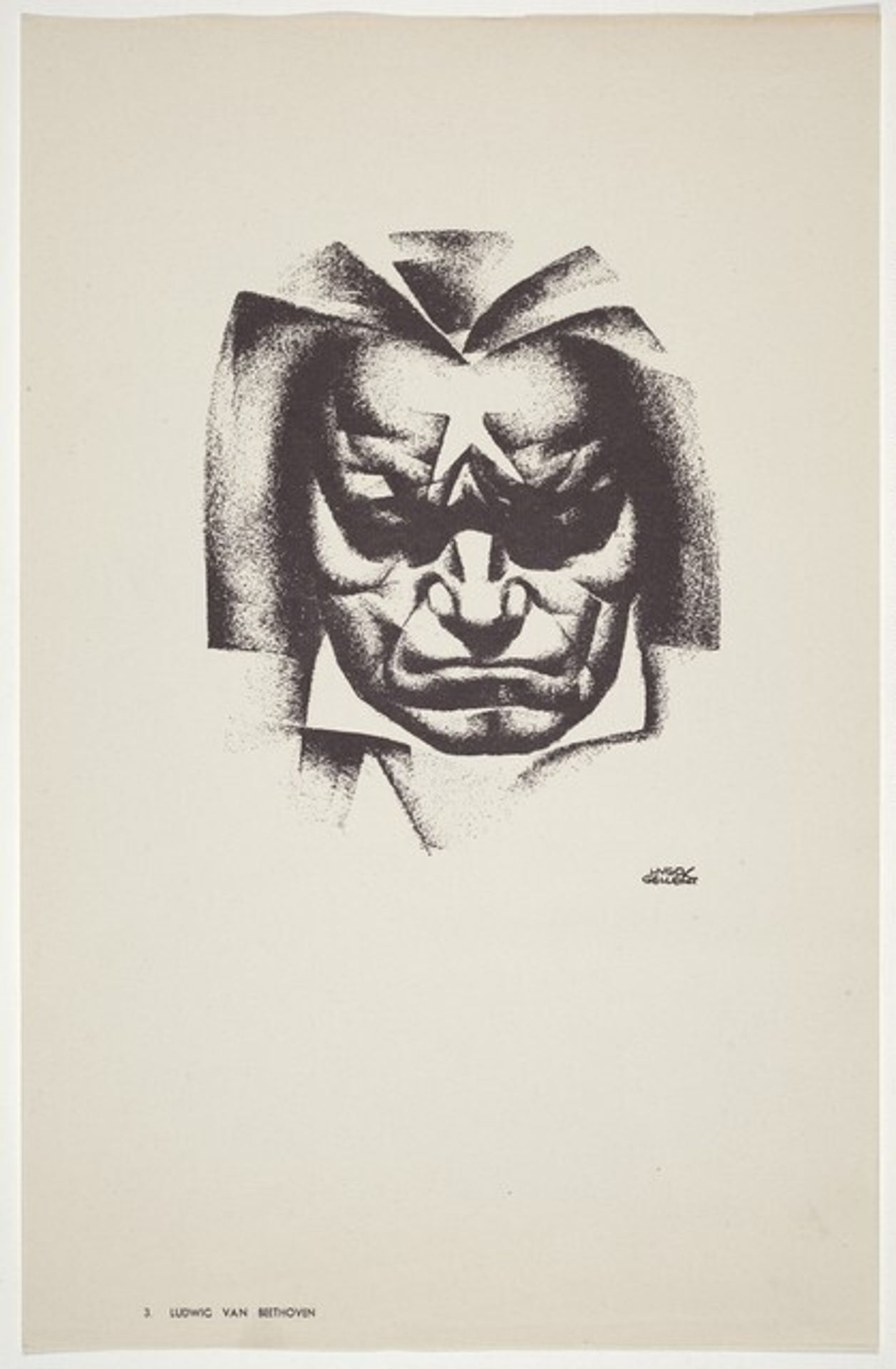 Ludwig Van Beethoven by Hugo Gellert