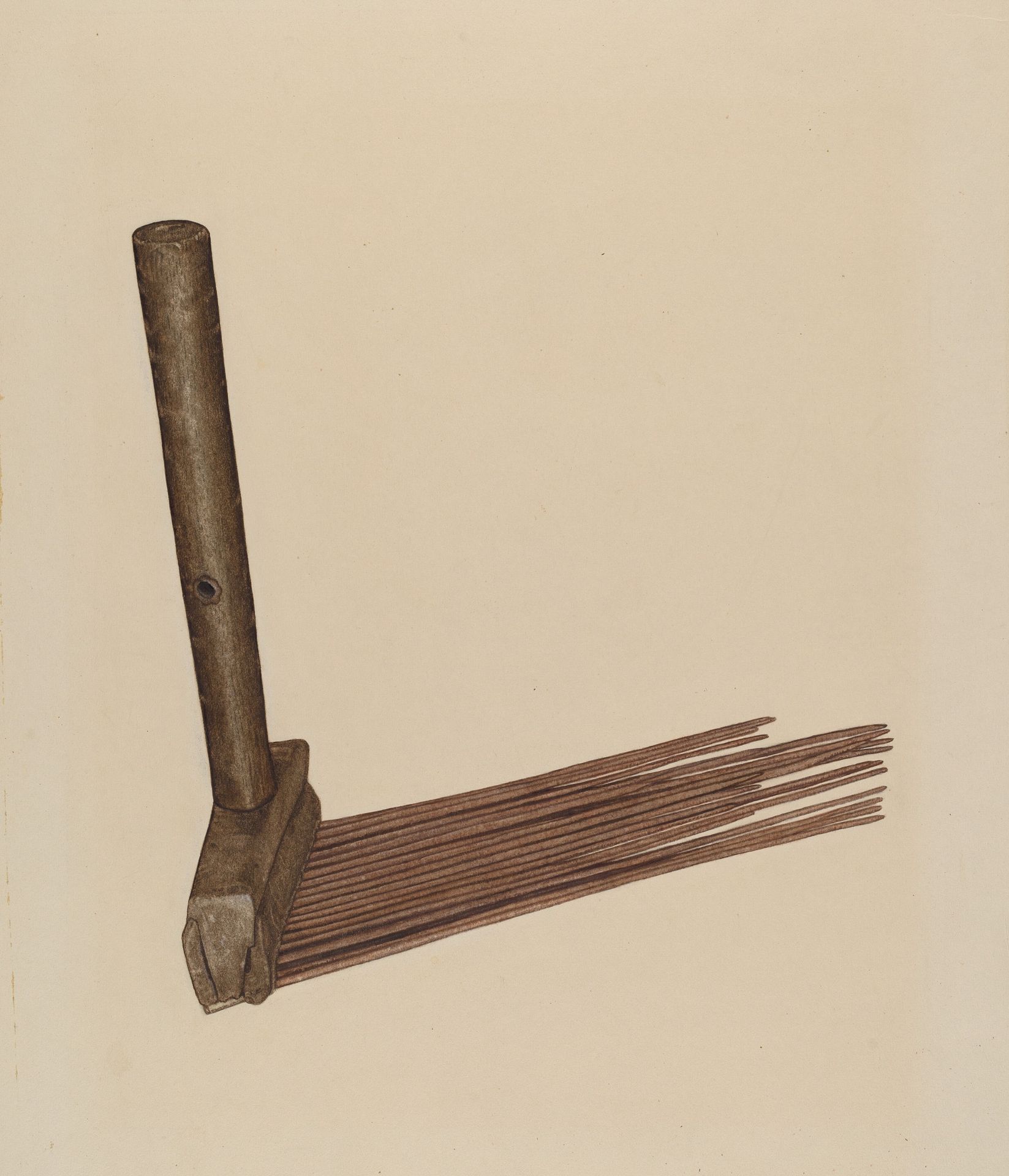 Hatchel (Flax Comb) by LeRoy Griffith
