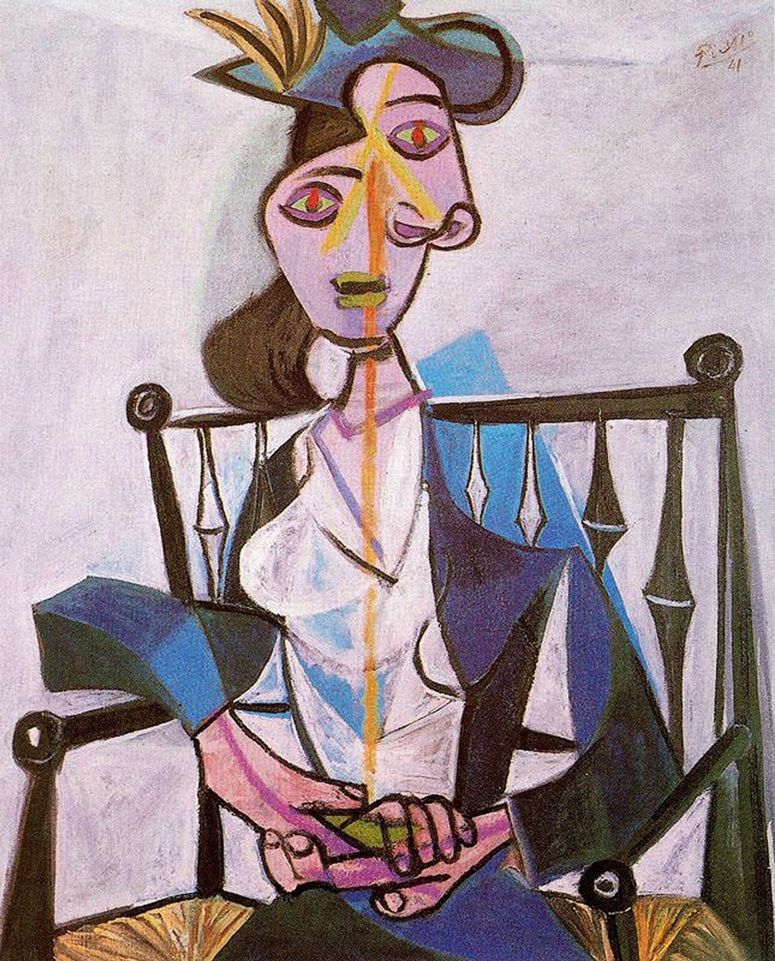 Seated Dora Maar by Pablo Picasso