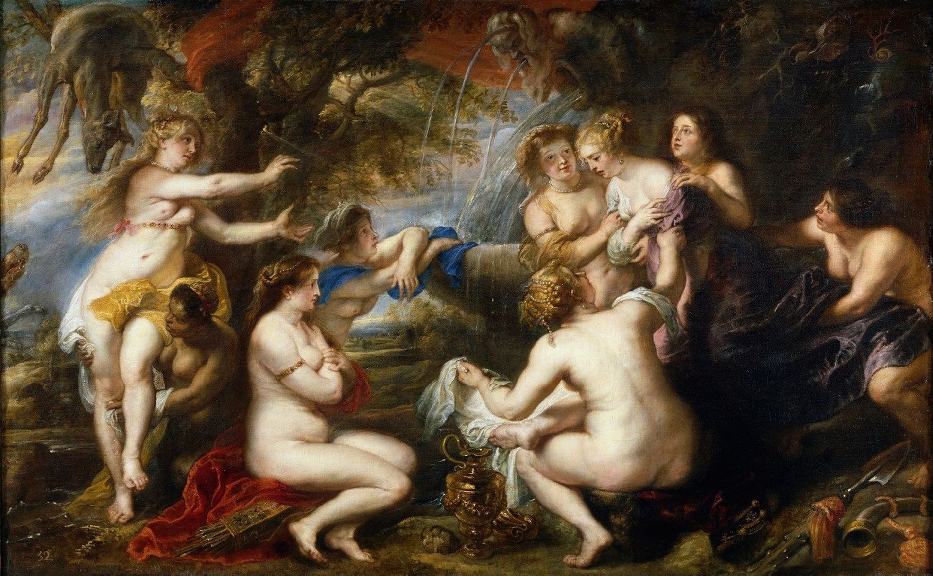 Diana And Callisto by Peter Paul Rubens