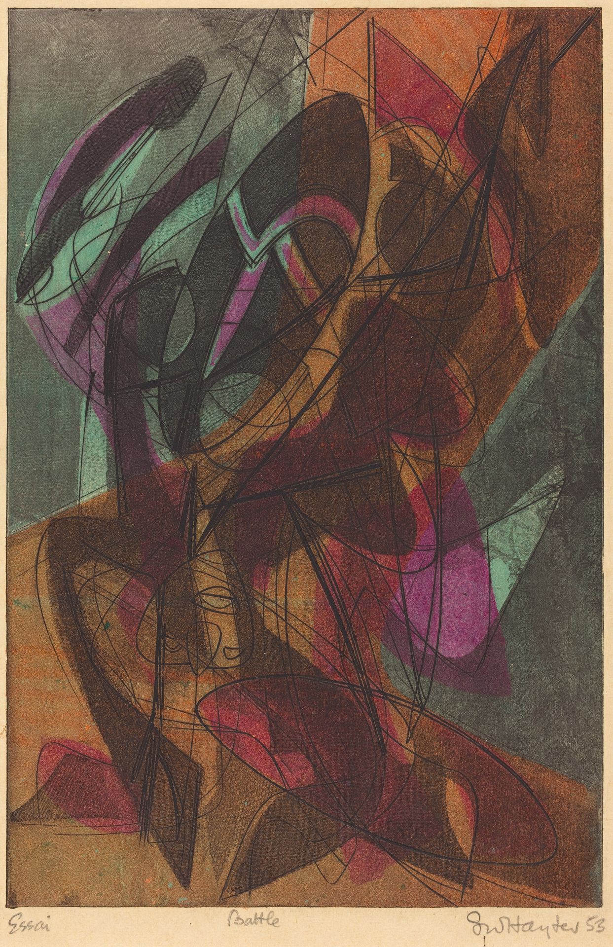 Combat by Stanley William Hayter