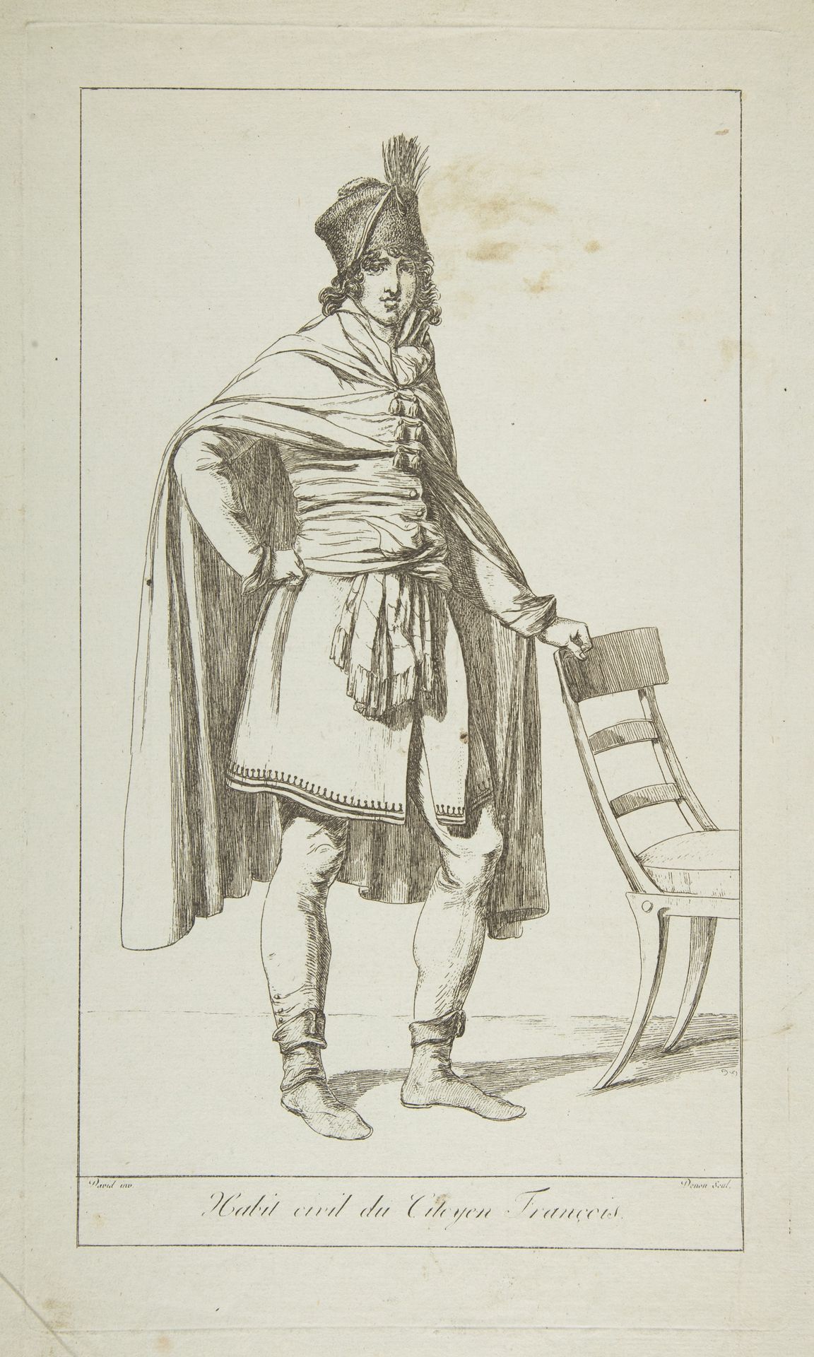Civil Garb of the French Citizen by Jacques Louis David