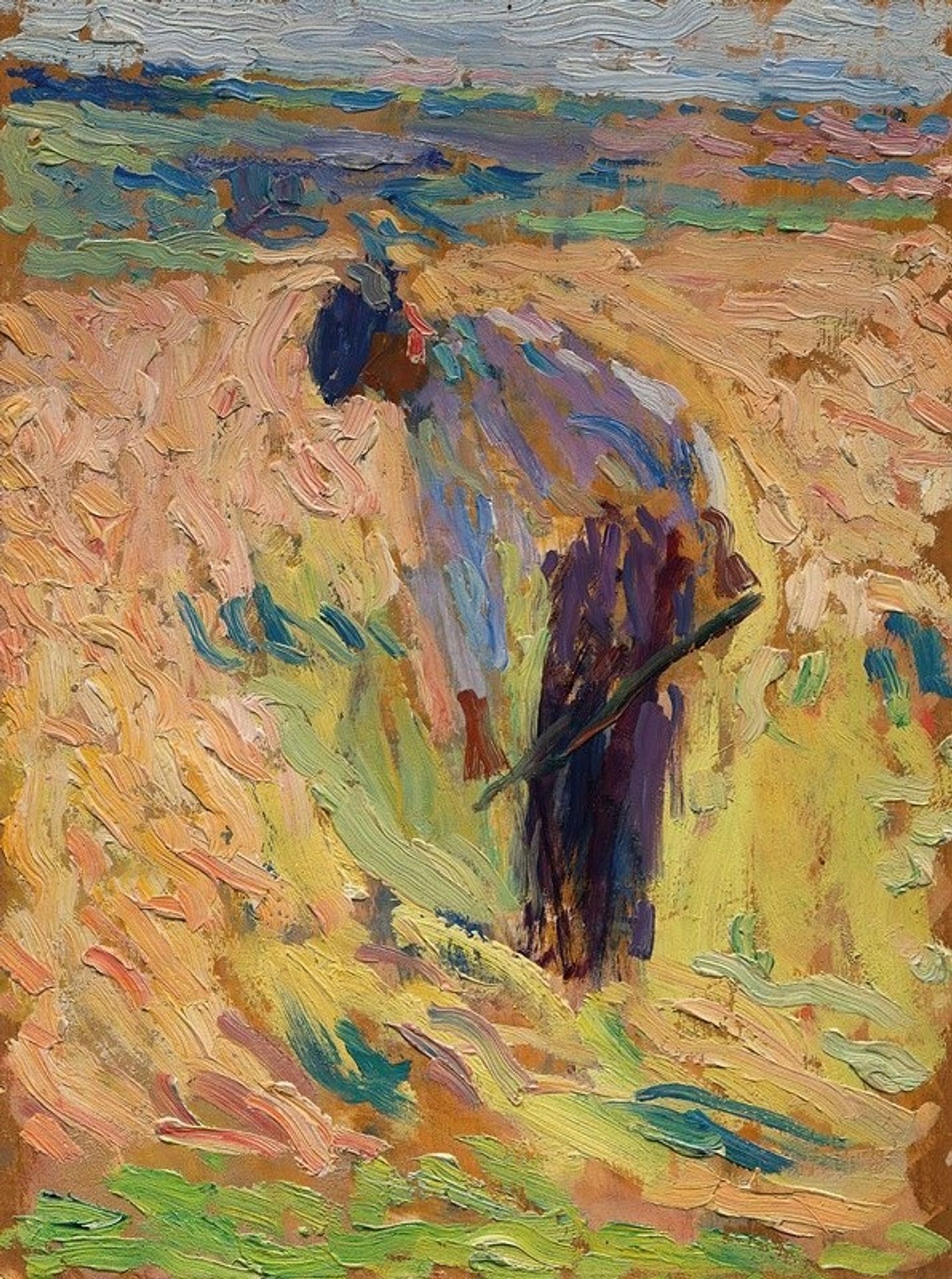 Étude pour ‘La Moisson’ by Henri Martin