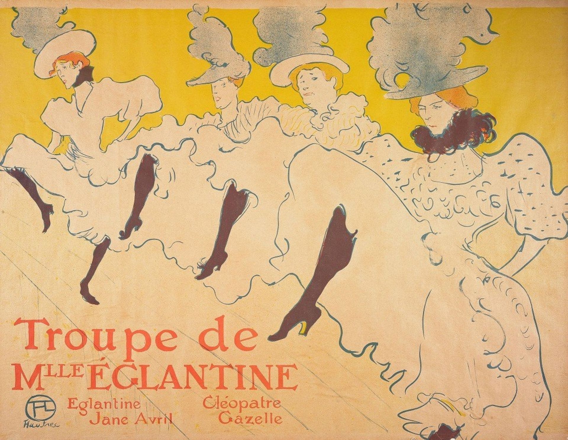 Mademoiselle Eglantine’s Troupe by Henri de Toulouse-Lautrec