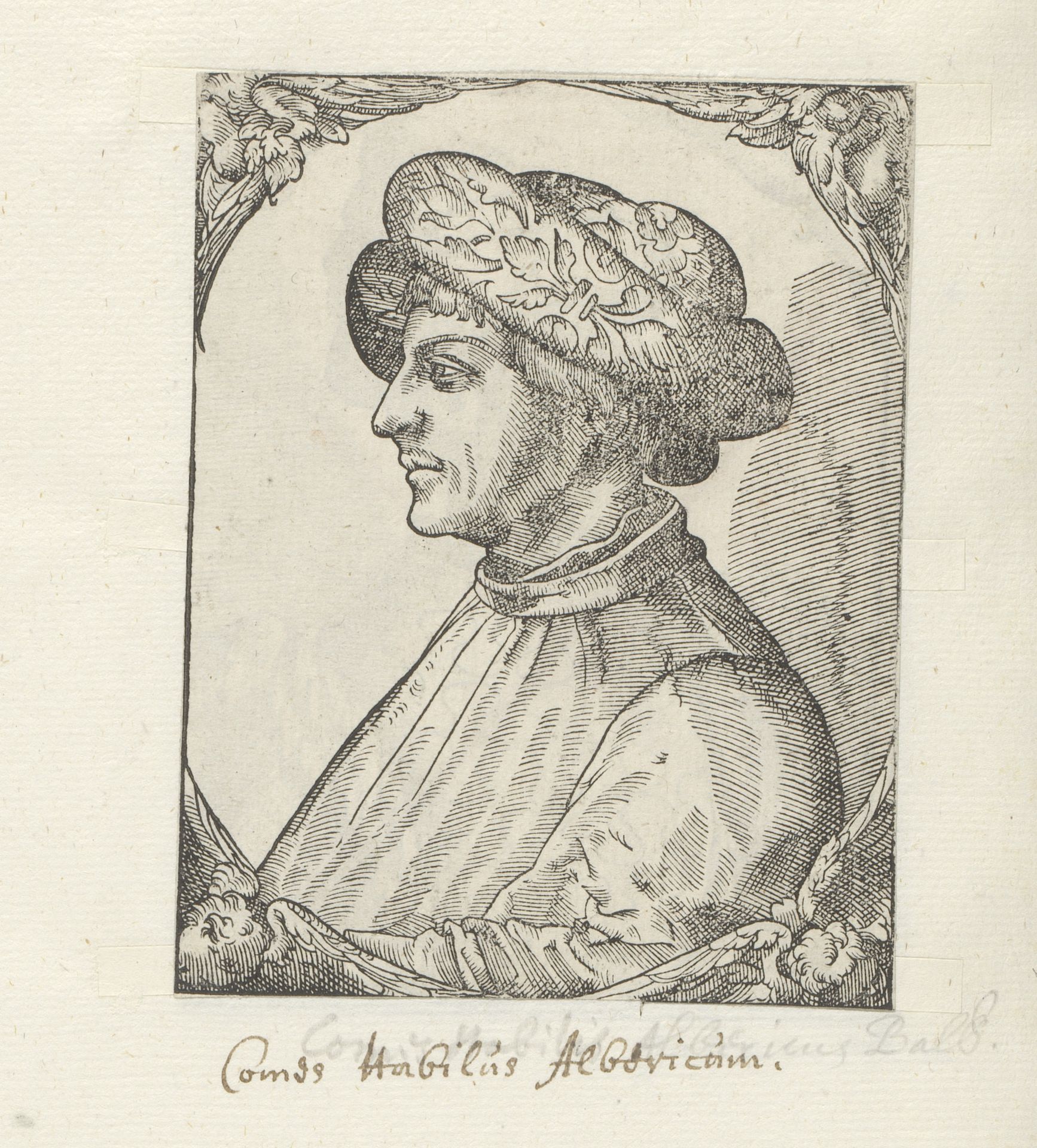 Portret van Alberico da Barbiano by Anonymous
