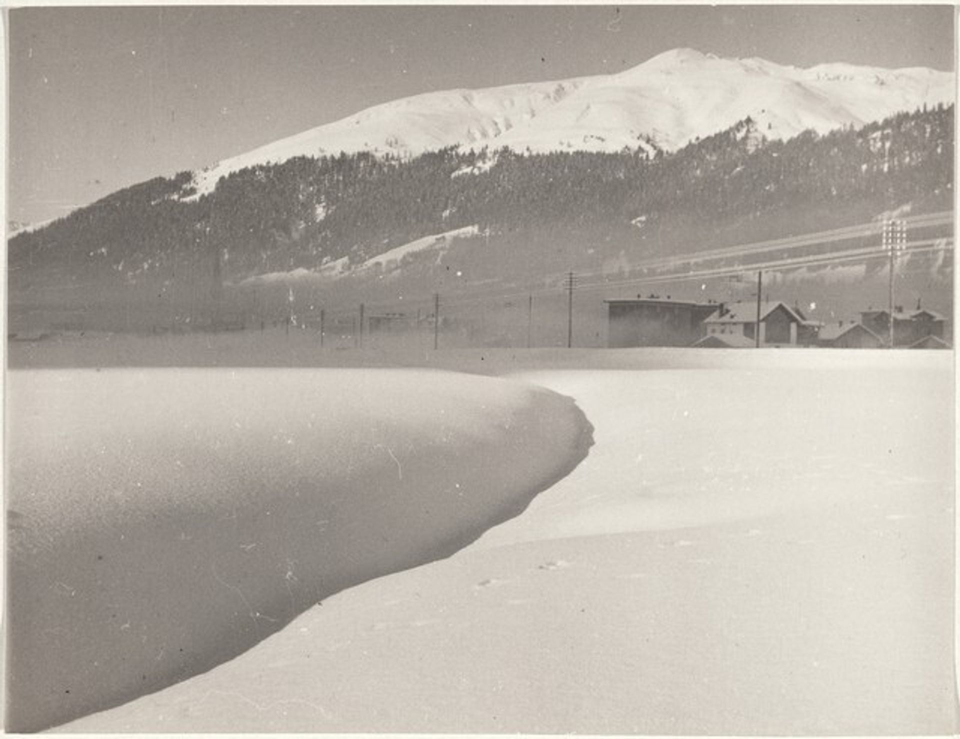 Power lines--Landscape by Robert Frank