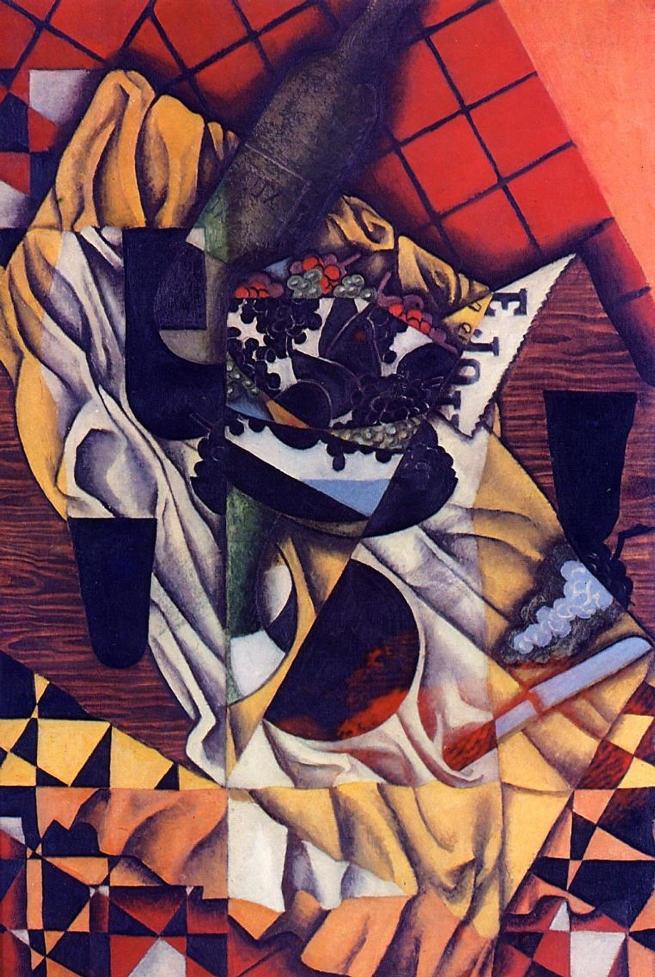 Grapes by Juan Gris