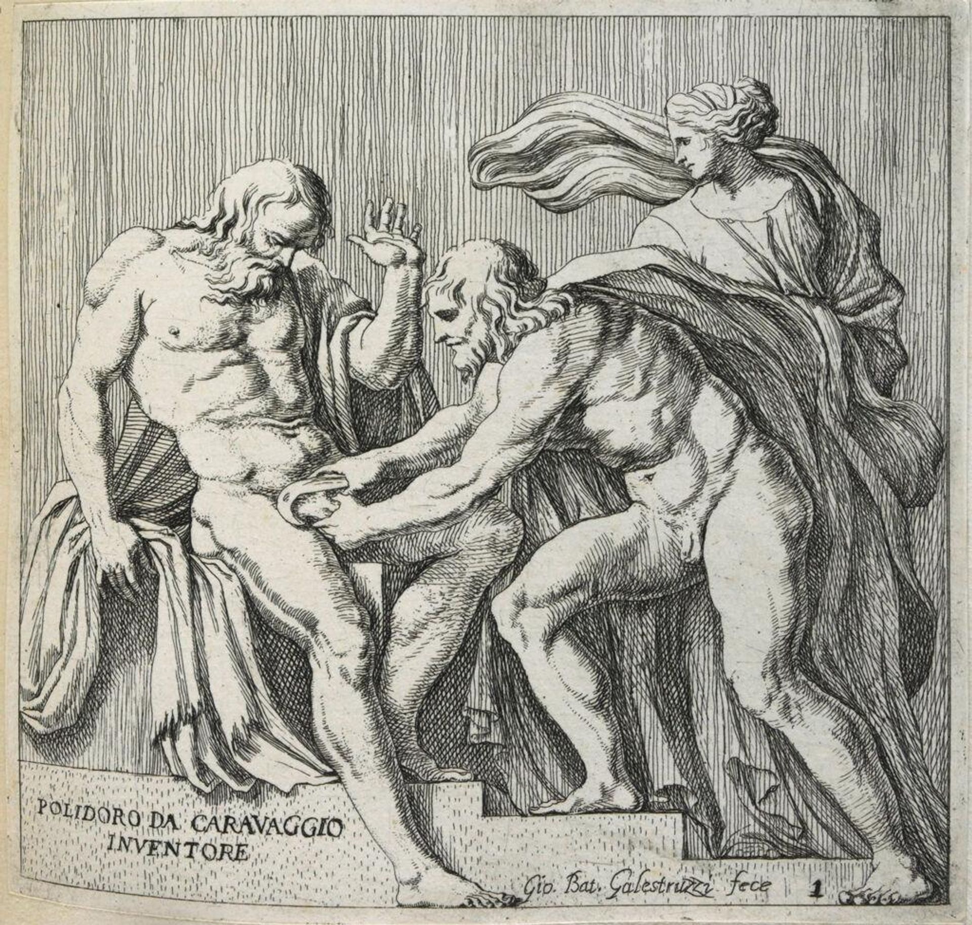 The Castration of Uranus by Giovanni Battista Galestruzzi